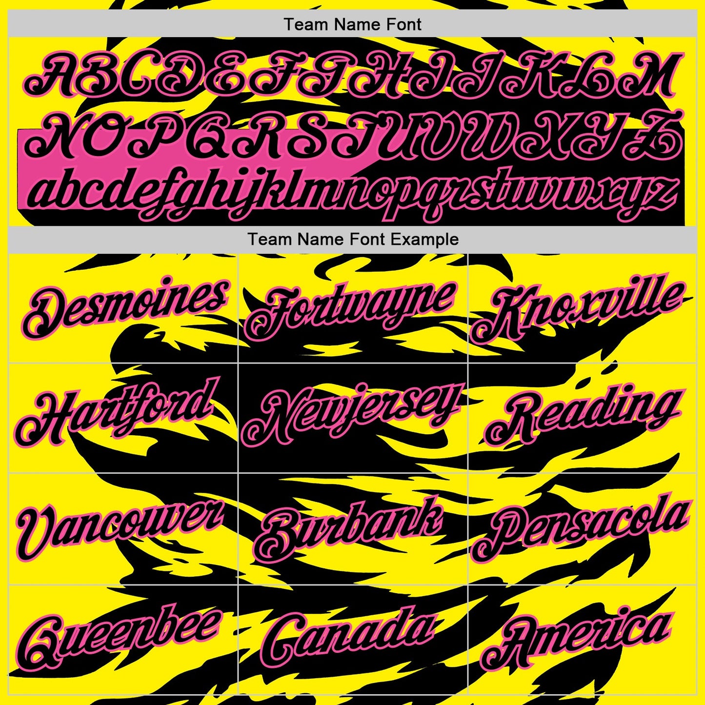 Custom Black Light Yellow-Pink 3D Abstract Flame Sports Pullover Sweatshirt Hoodie view 3