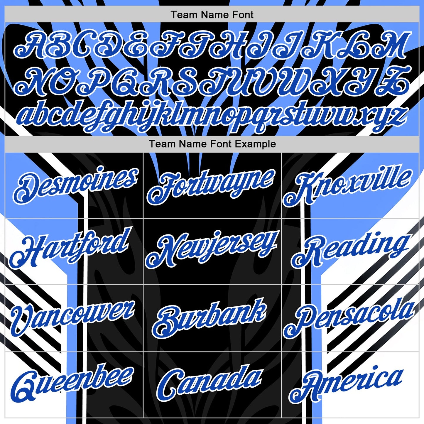 Custom Black Thunder Blue-White 3D Abstract Flame Sports Pullover Sweatshirt Hoodie view 3