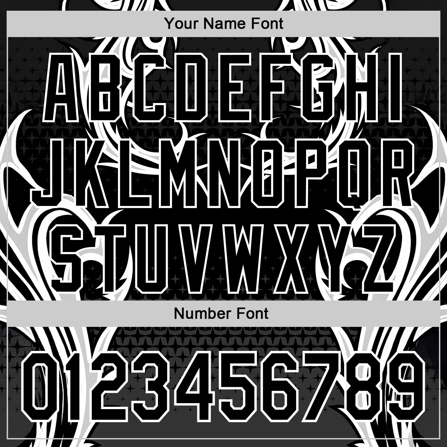 Custom Black White 3D Abstract Flame Sports Pullover Sweatshirt Hoodie view 4