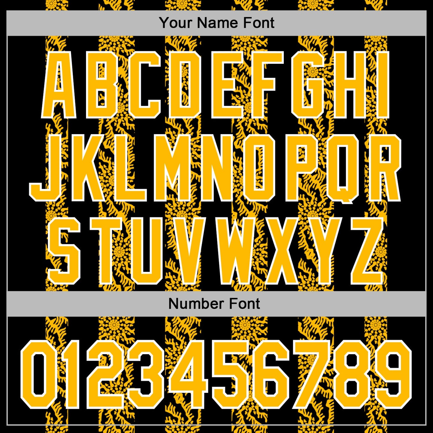 Custom Stitched Black Gold-White Abstract Shape Pattern Sports Pullover Sweatshirt Hoodie view 6