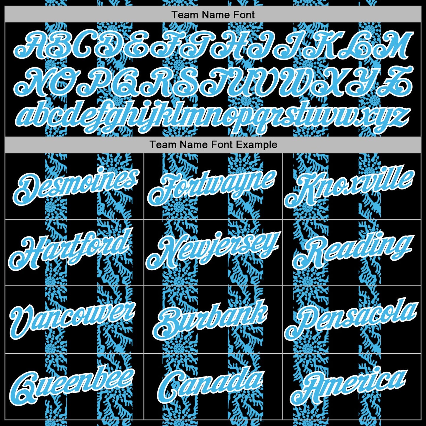 Custom Stitched Black Sky Blue-White Abstract Shape Pattern Sports Pullover Sweatshirt Hoodie view 5