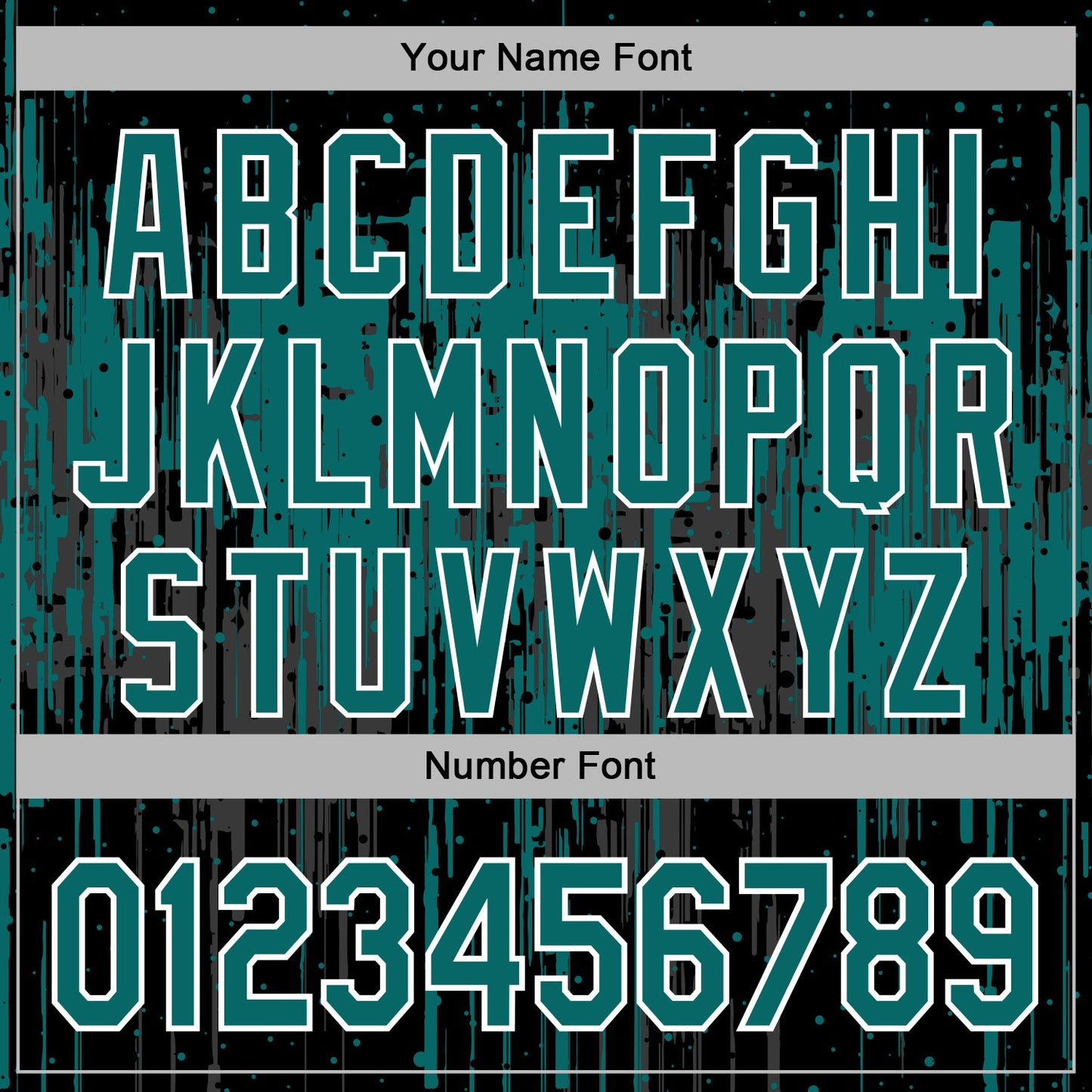Custom Stitched Black Teal-White Dripping Splatter Sports Pullover Sweatshirt Hoodie view 6