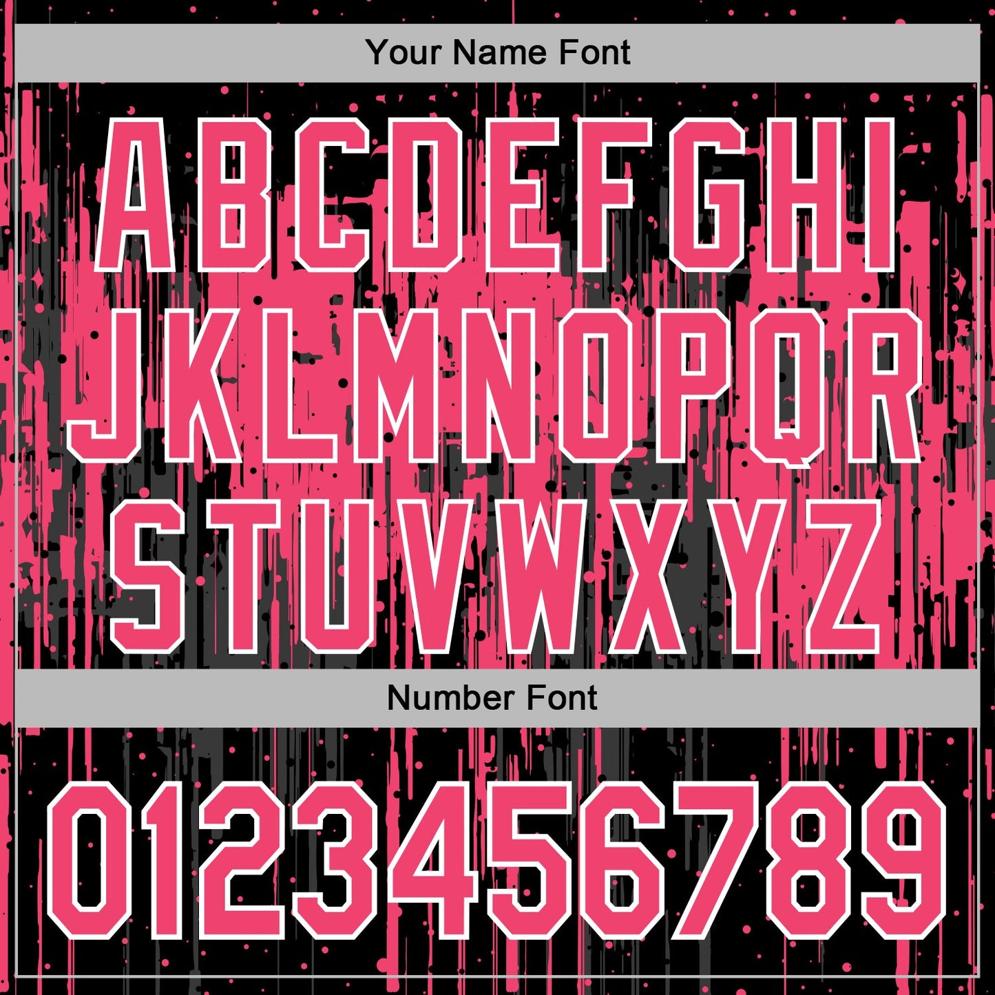 Custom Stitched Black Neon Pink-White Dripping Splatter Sports Pullover Sweatshirt Hoodie view 6
