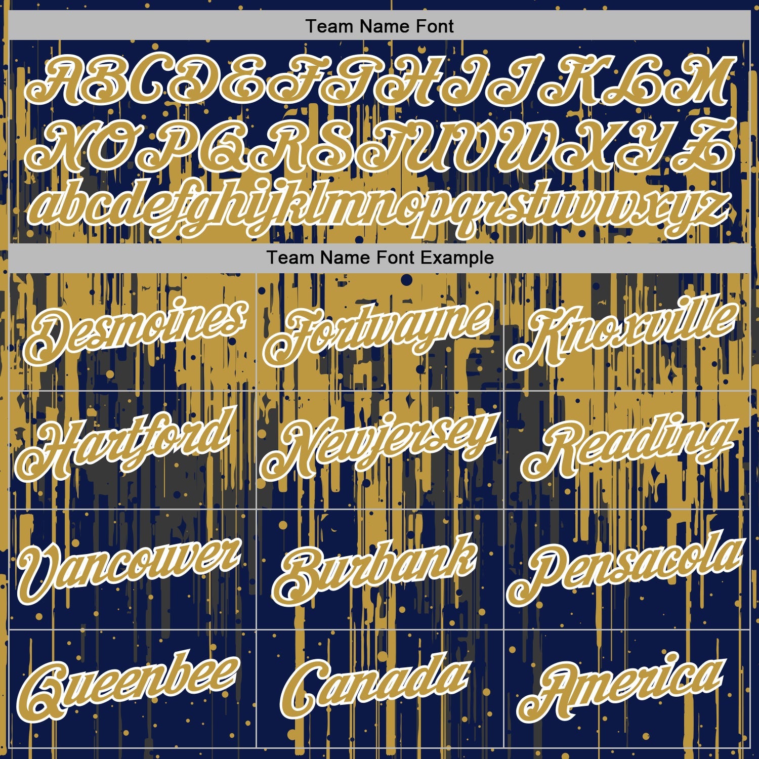 Custom Stitched Navy Old Gold-White Dripping Splatter Sports Pullover Sweatshirt Hoodie view 5