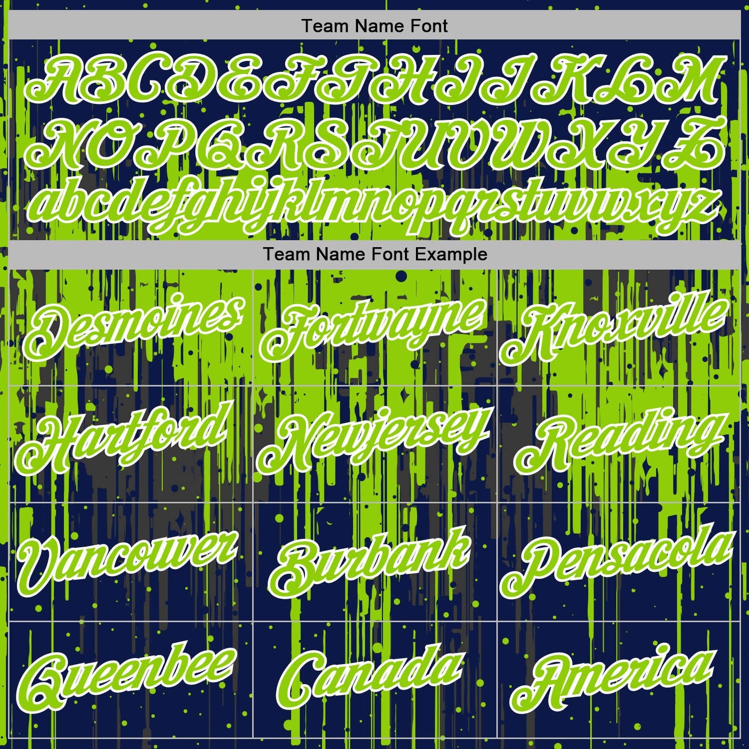 Custom Stitched Navy Neon Green-White Dripping Splatter Sports Pullover Sweatshirt Hoodie view 5