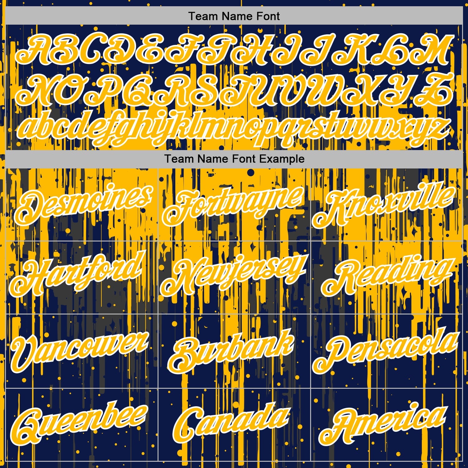 Custom Stitched Navy Gold-White Dripping Splatter Sports Pullover Sweatshirt Hoodie view 5
