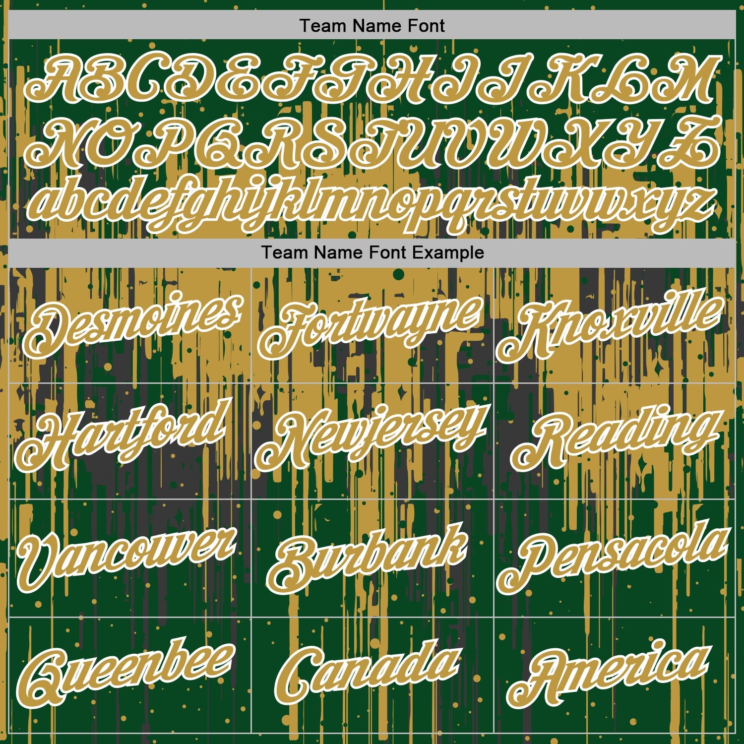 Custom Stitched Green Old Gold-White Dripping Splatter Sports Pullover Sweatshirt Hoodie view 5