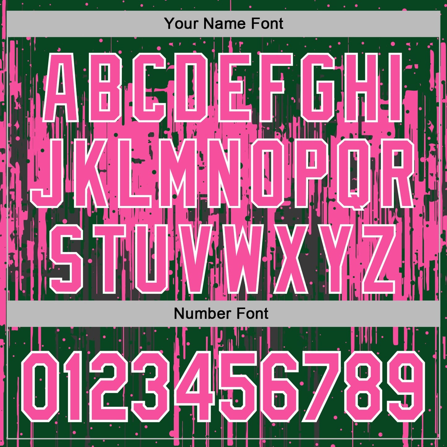 Custom Stitched Green Pink-White Dripping Splatter Sports Pullover Sweatshirt Hoodie view 6