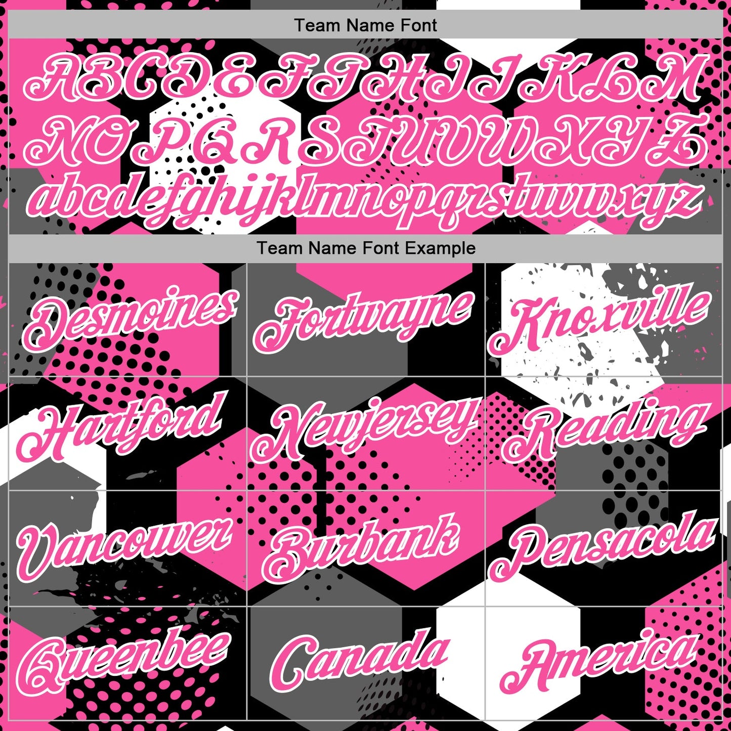 Custom Stitched Black Pink-White Geometric Shape Pattern Sports Pullover Sweatshirt Hoodie view 5