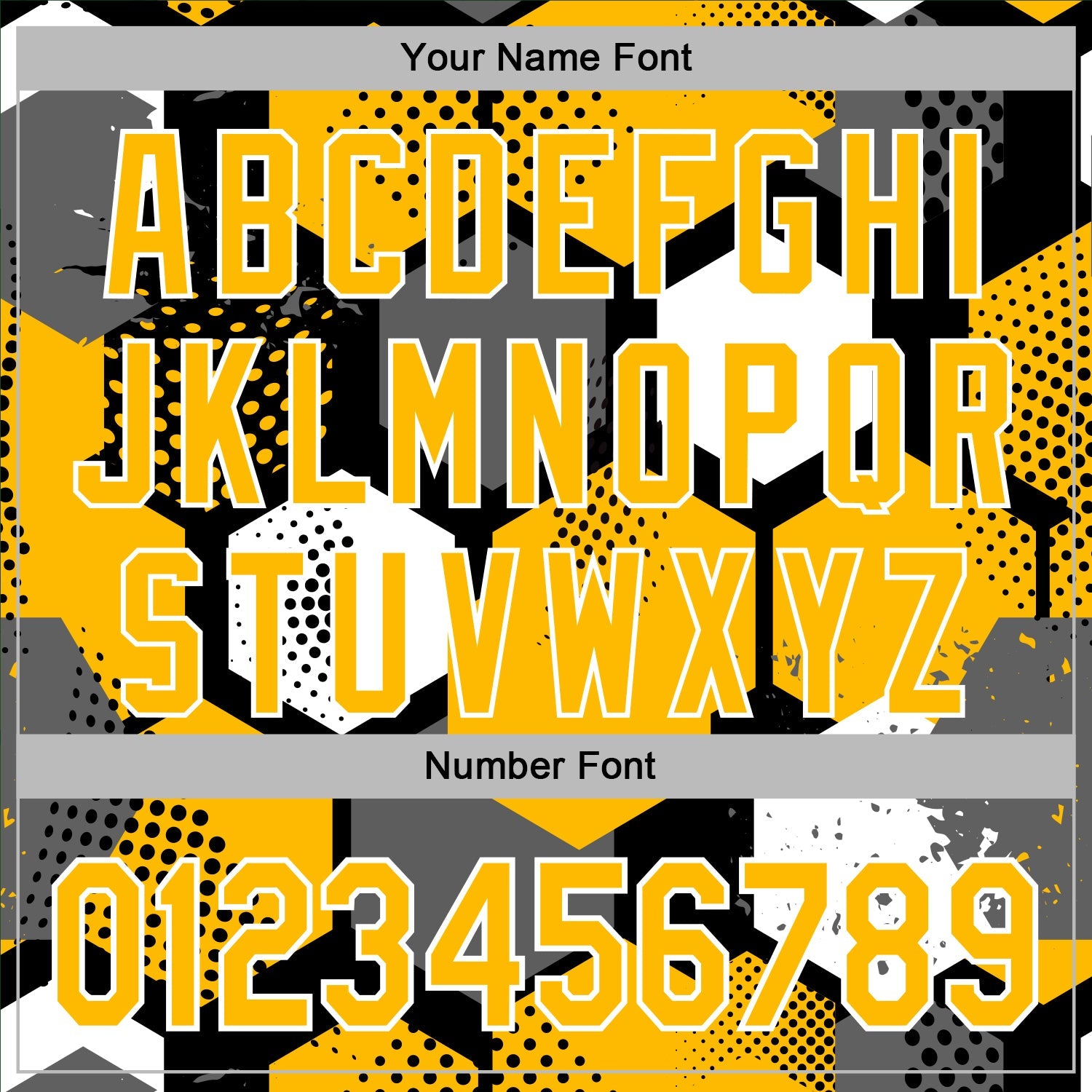 Custom Stitched Black Gold-White Geometric Shape Pattern Sports Pullover Sweatshirt Hoodie view 6