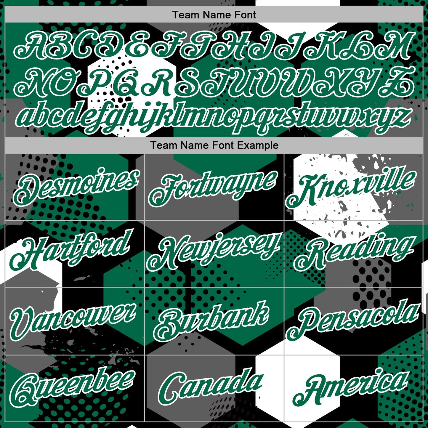 Custom Stitched Black Kelly Green-White Geometric Shape Pattern Sports Pullover Sweatshirt Hoodie view 5