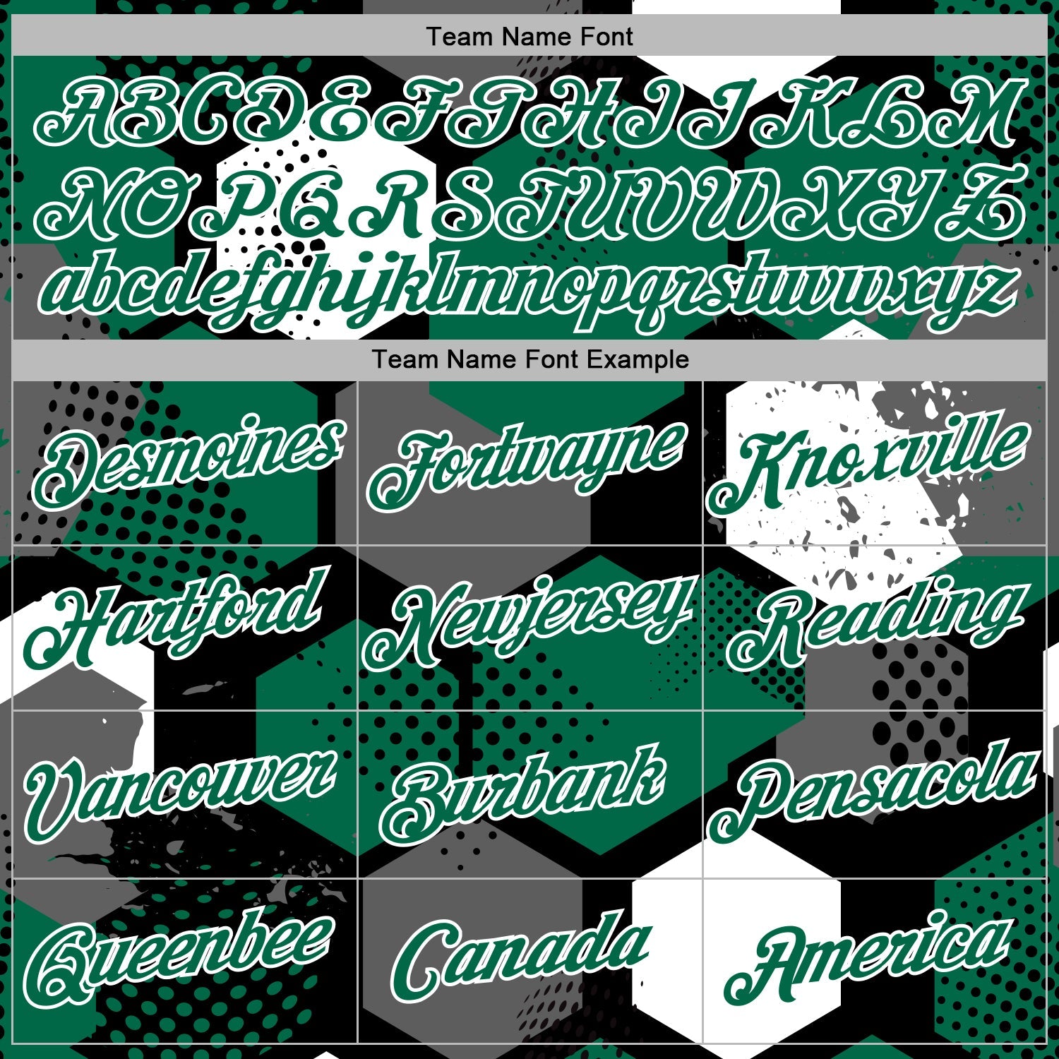 Custom Stitched Black Kelly Green-White Geometric Shape Pattern Sports Pullover Sweatshirt Hoodie view 5