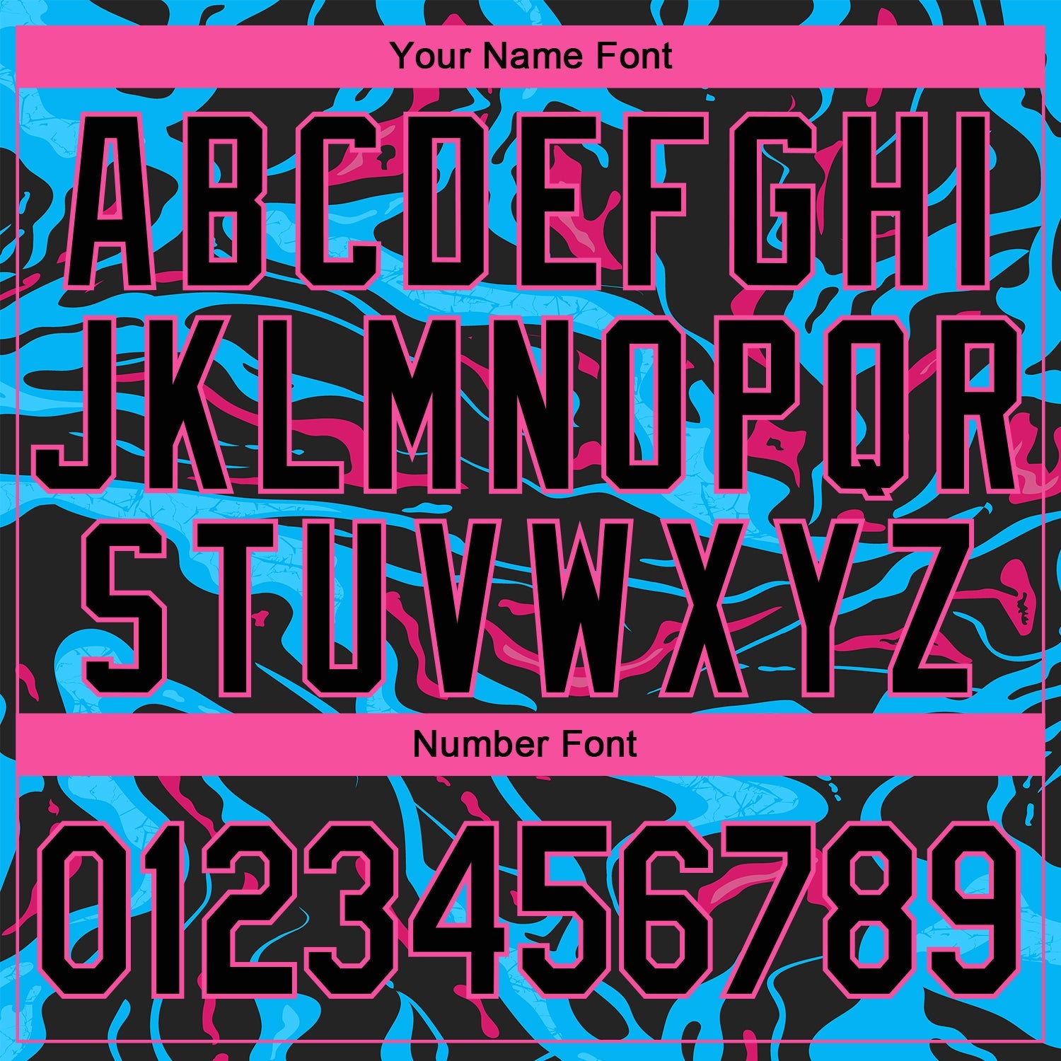 Custom Stitched Light Blue Black-Pink 3D Pattern Design Sports Pullover Sweatshirt Hoodie view 4
