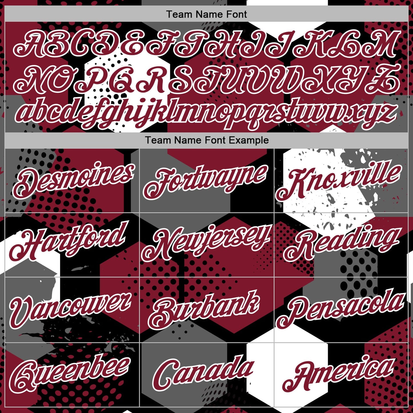 Custom Stitched Black Crimson-White Geometric Shape Pattern Sports Pullover Sweatshirt Hoodie view 5