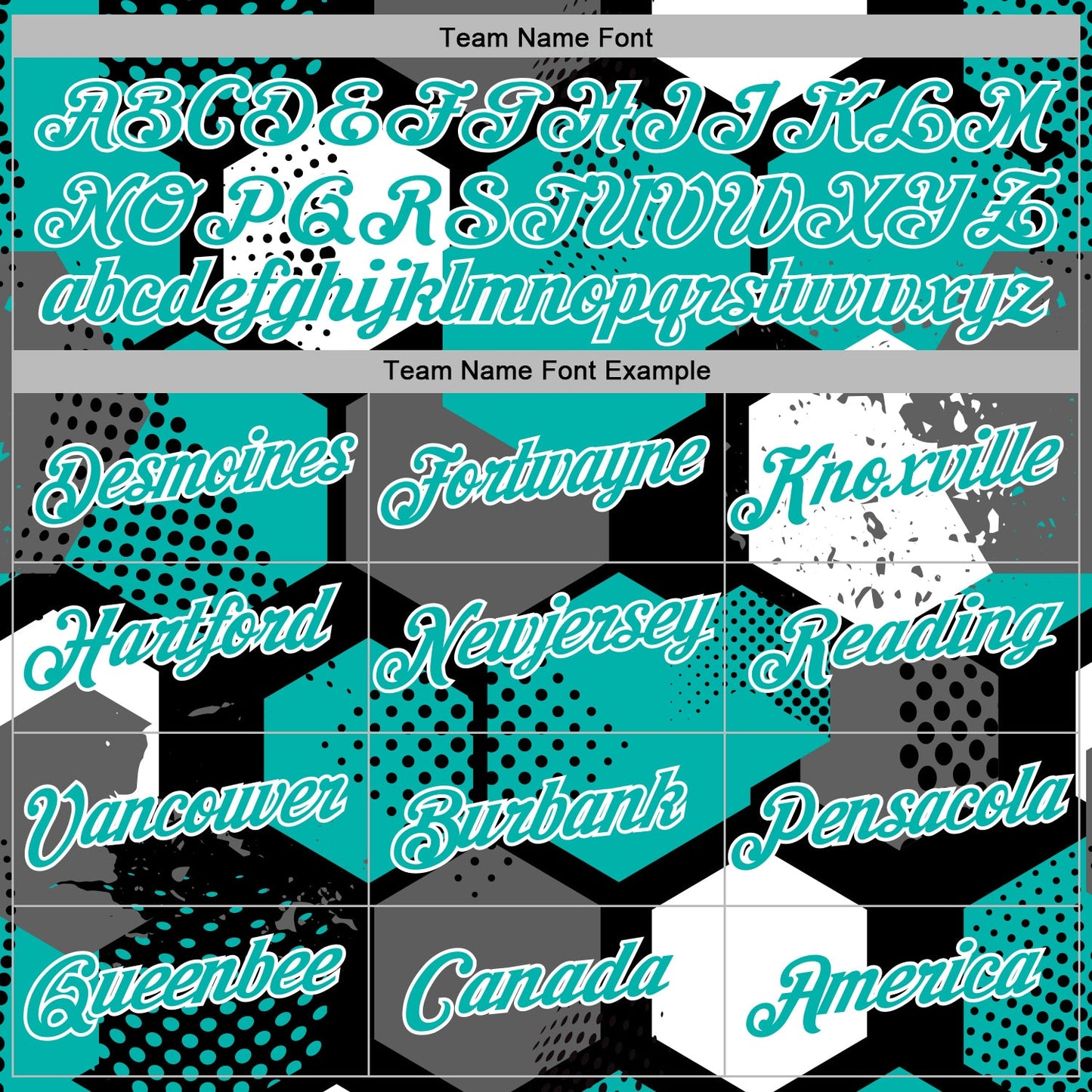 Custom Stitched Black Aqua-White Geometric Shape Pattern Sports Pullover Sweatshirt Hoodie view 5