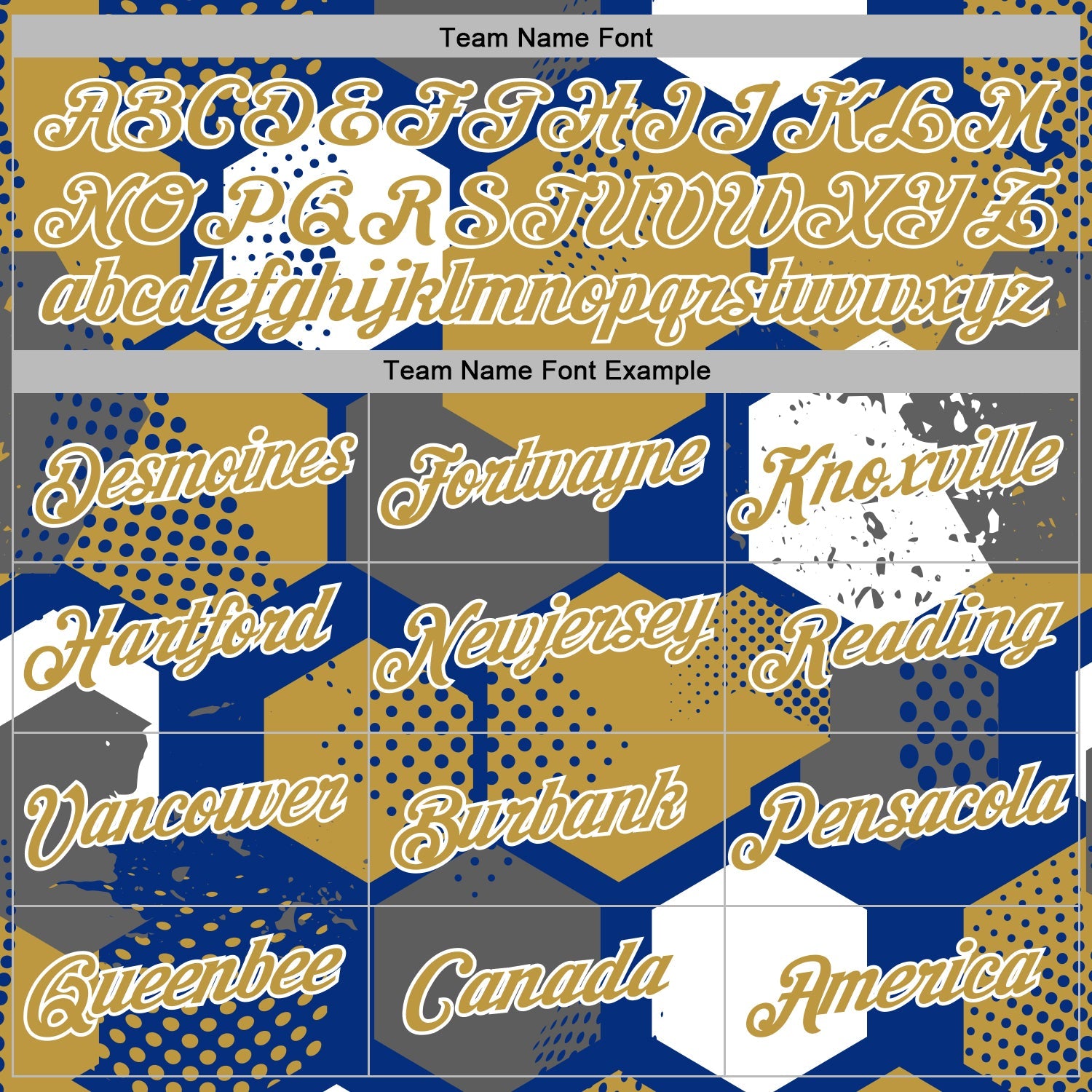 Custom Stitched Royal Old Gold-White Geometric Shape Pattern Sports Pullover Sweatshirt Hoodie view 5