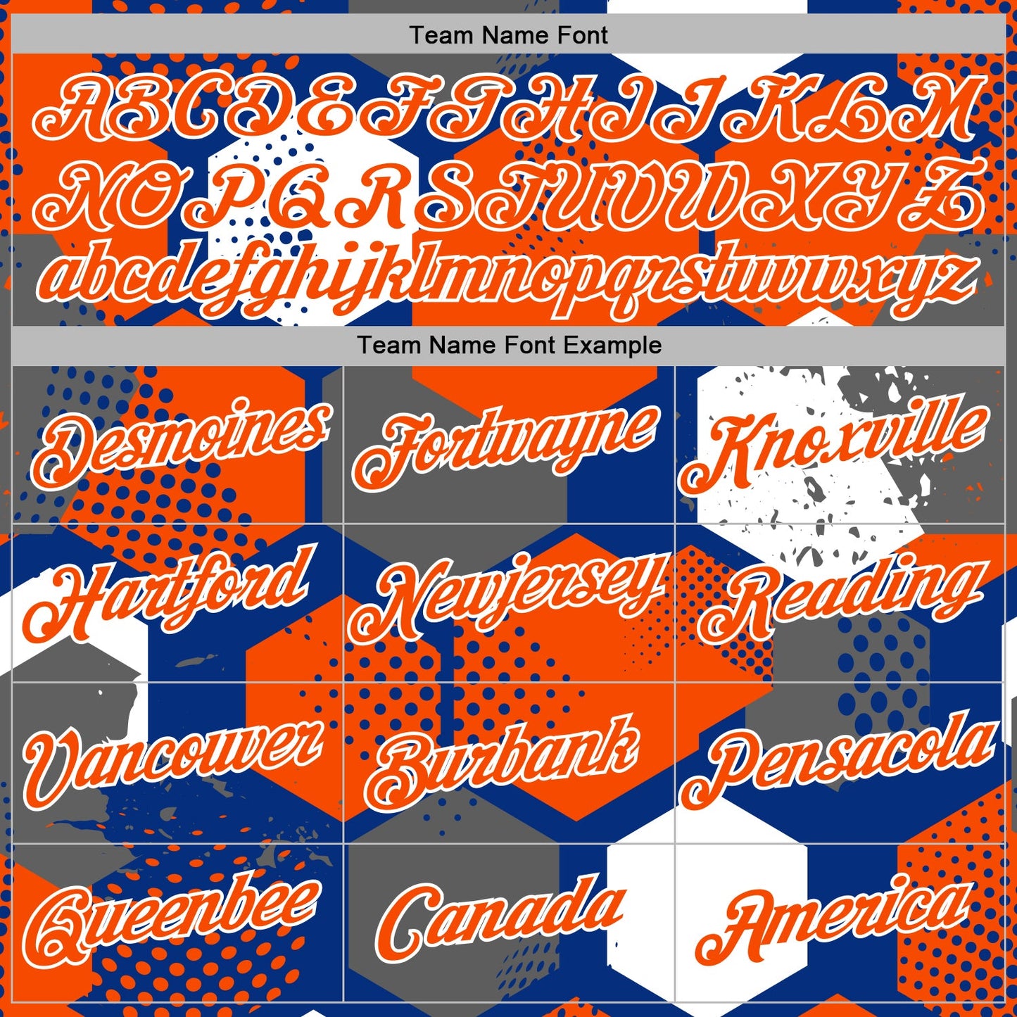 Custom Stitched Royal Orange-White Geometric Shape Pattern Sports Pullover Sweatshirt Hoodie view 5