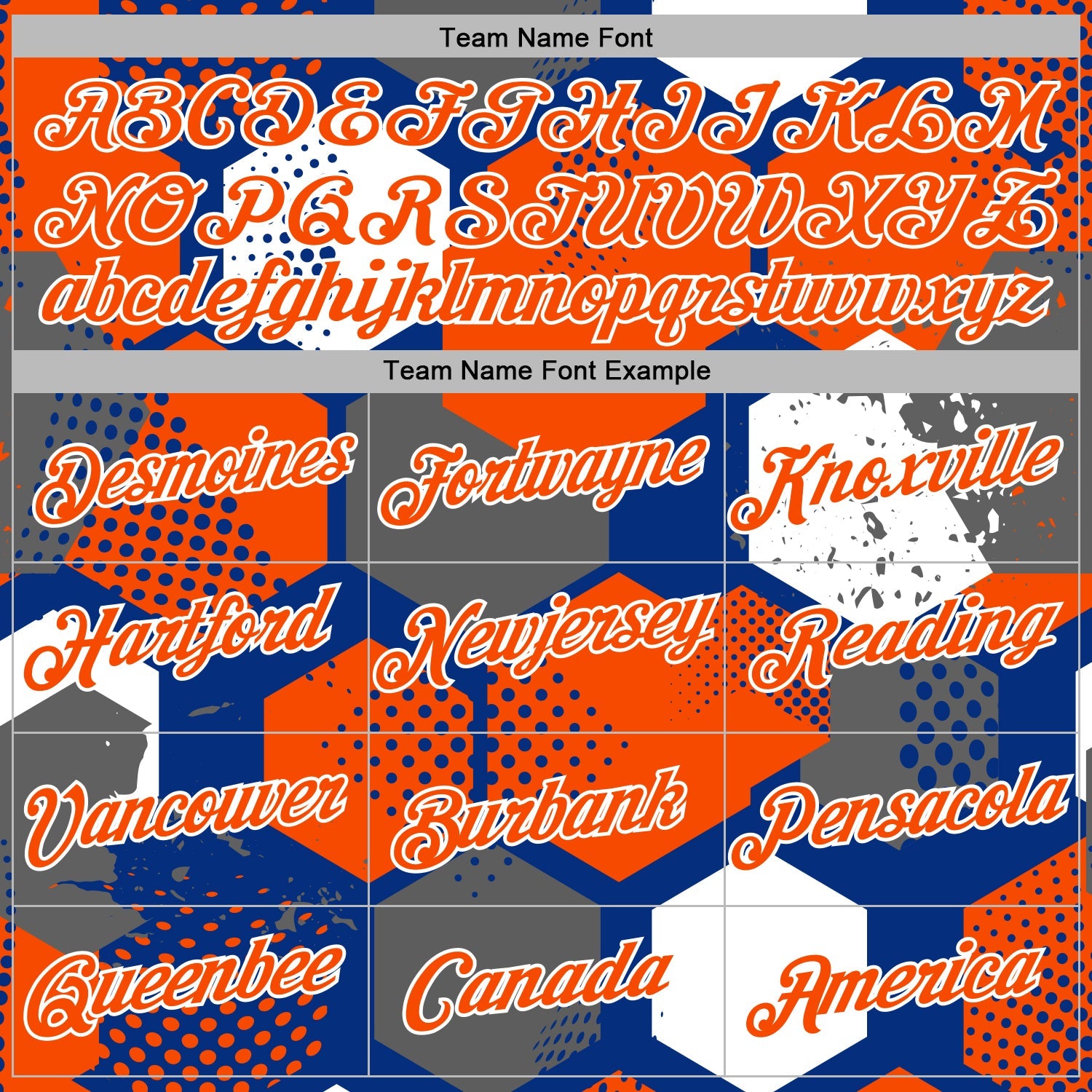 Custom Stitched Royal Orange-White Geometric Shape Pattern Sports Pullover Sweatshirt Hoodie view 5