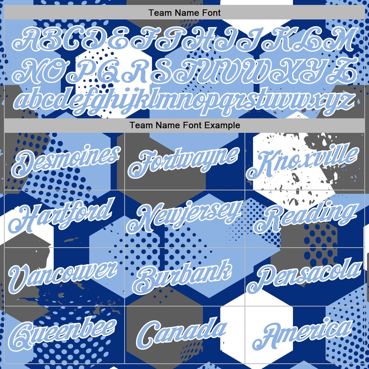 Custom Stitched Royal Light Blue-White Geometric Shape Pattern Sports Pullover Sweatshirt Hoodie view 5
