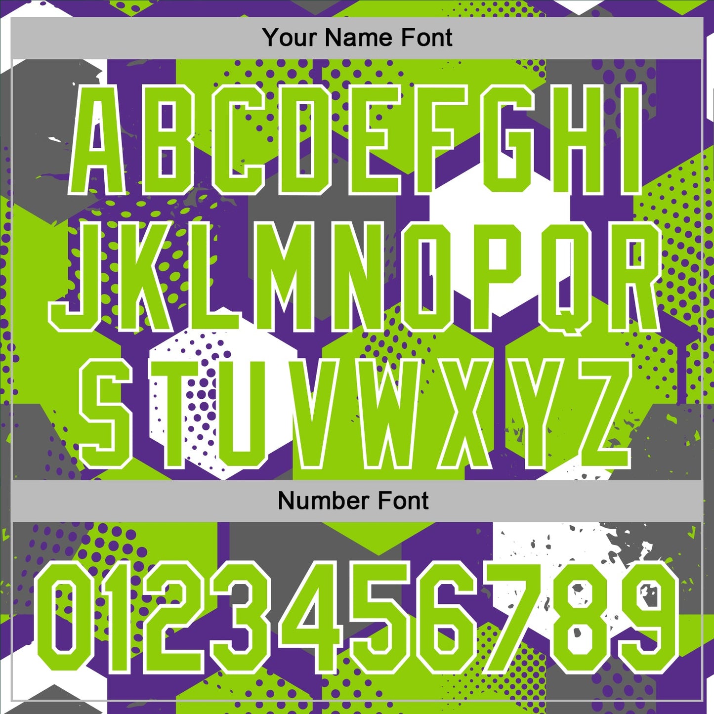 Custom Stitched Purple Neon Green-White Geometric Shape Pattern Sports Pullover Sweatshirt Hoodie view 6