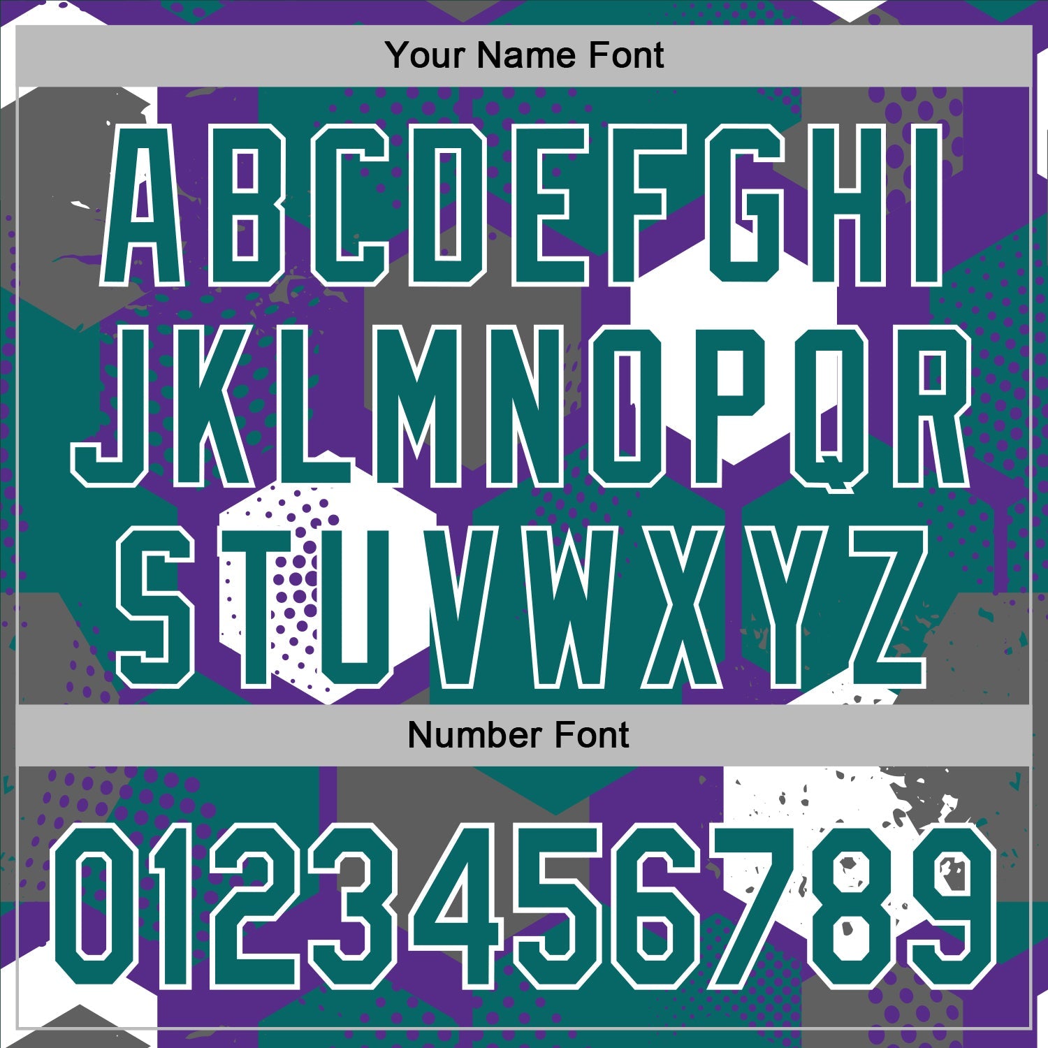 Custom Stitched Purple Teal-White Geometric Shape Pattern Sports Pullover Sweatshirt Hoodie view 6