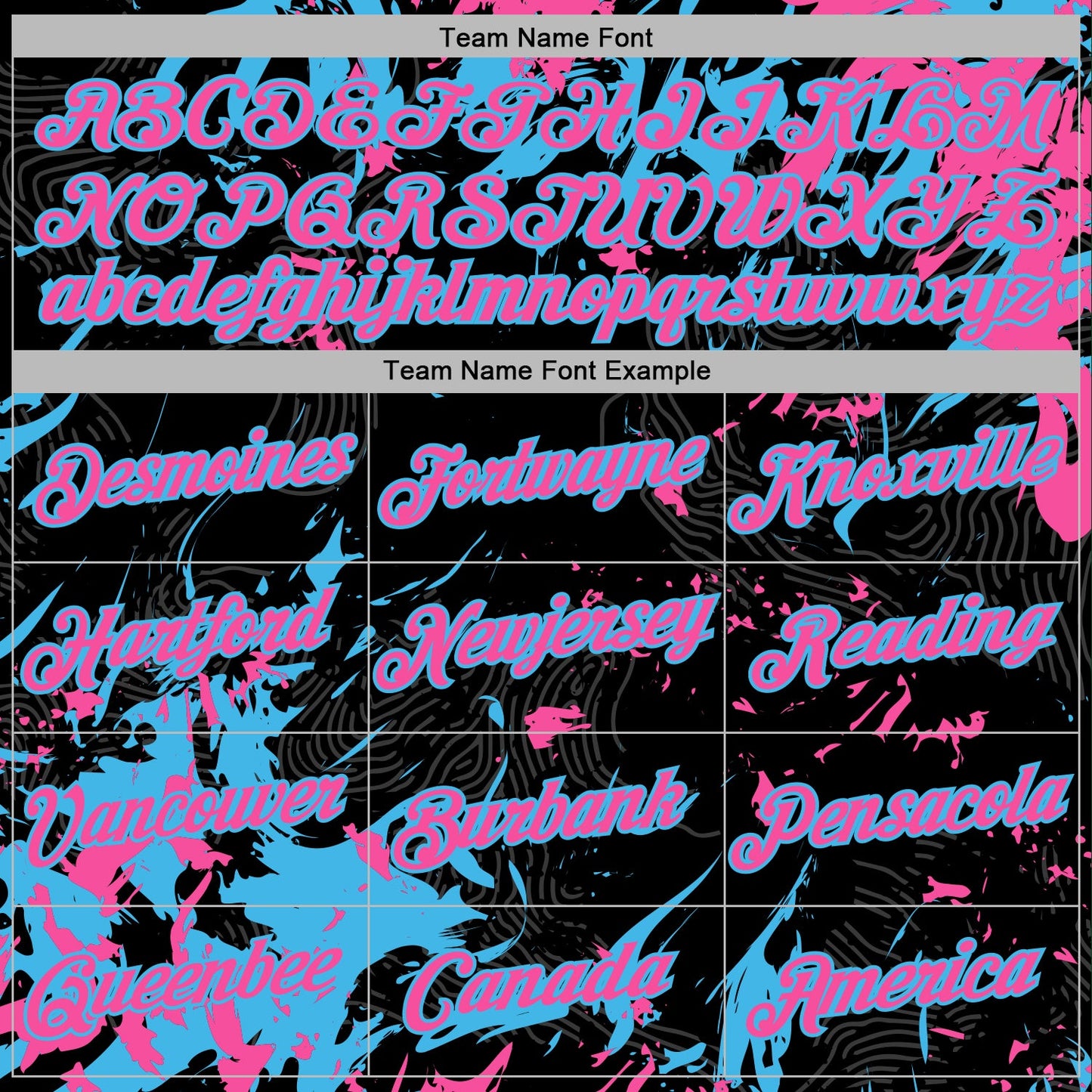 Custom Stitched Black Pink-Sky Blue Splash Sports Pullover Sweatshirt Hoodie view 5