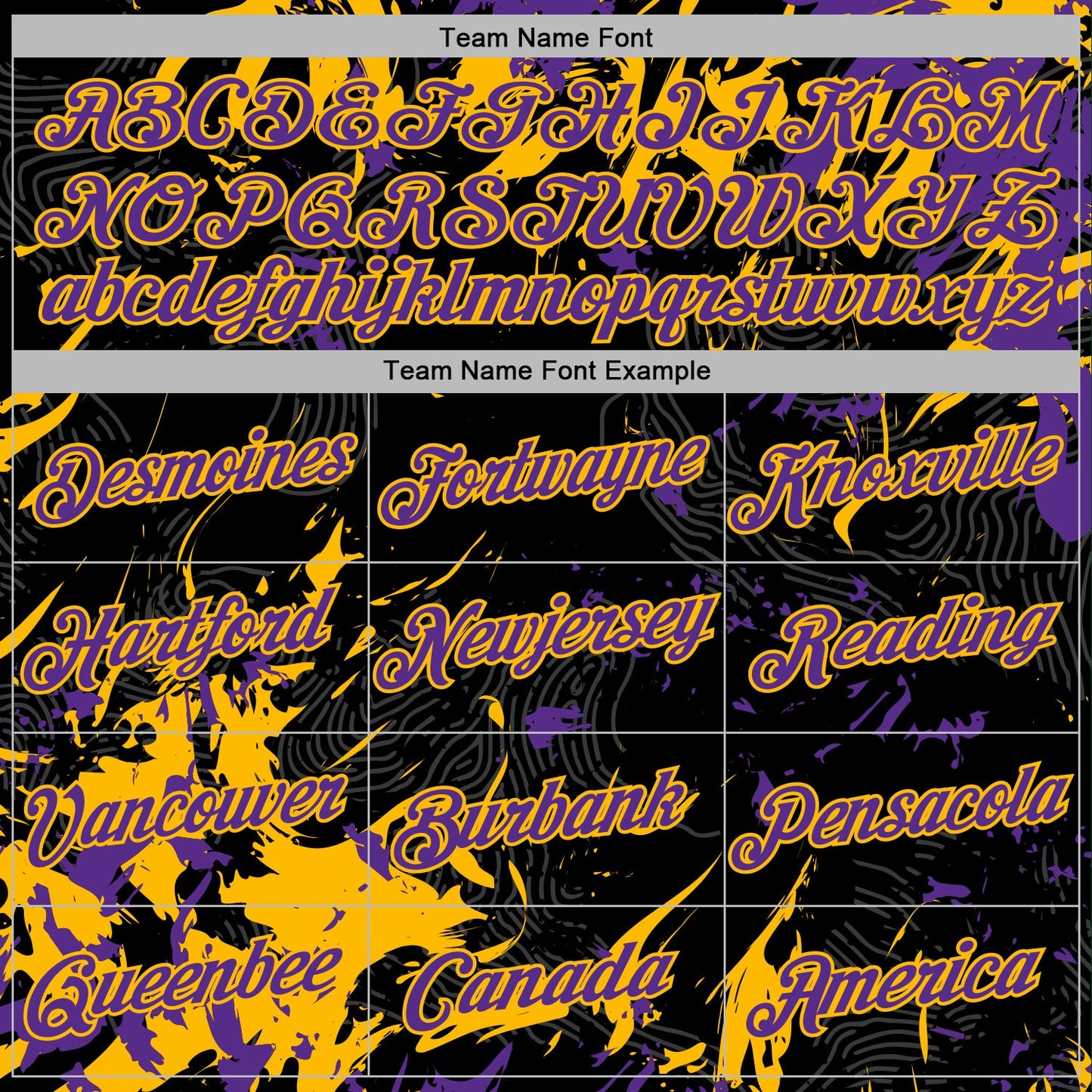 Custom Stitched Black Purple-Gold Splash Sports Pullover Sweatshirt Hoodie view 5