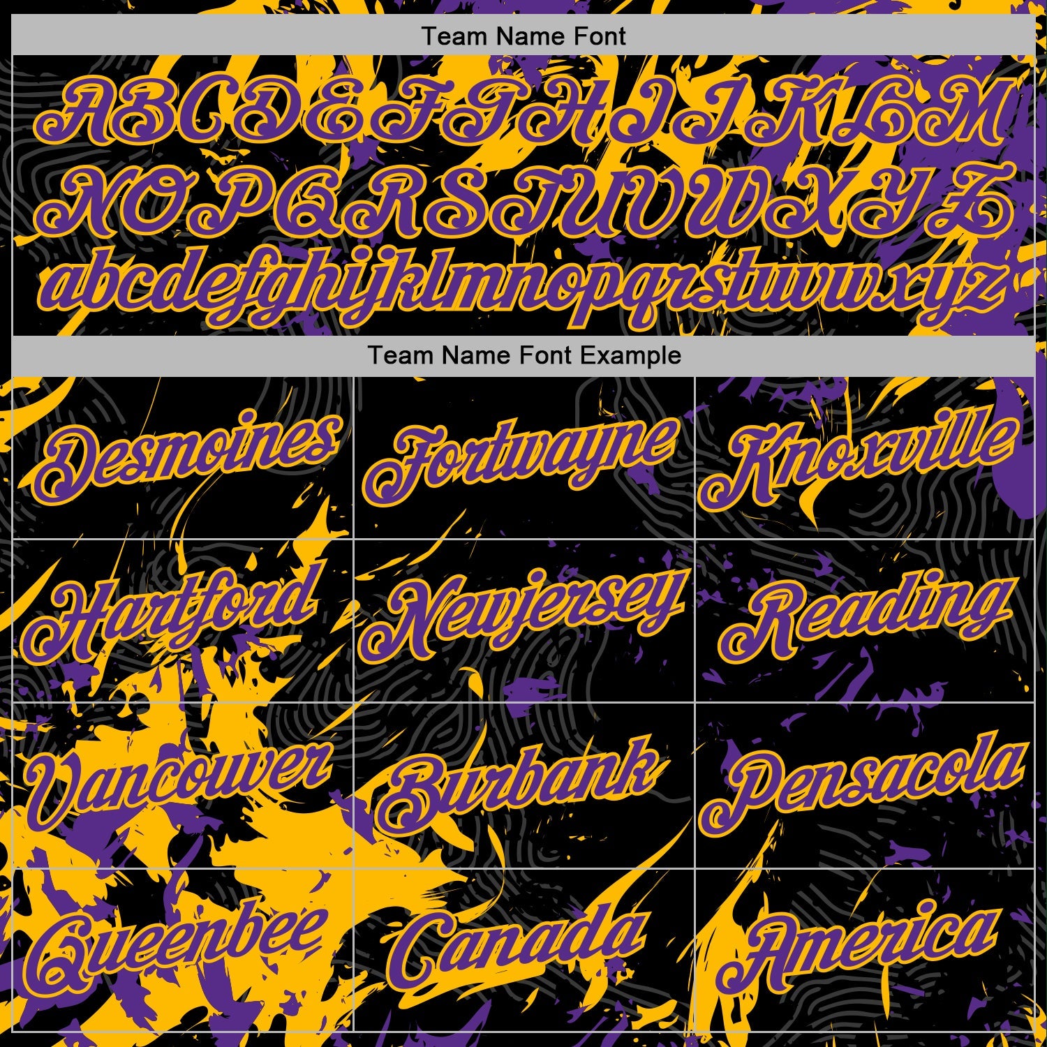 Custom Stitched Black Purple-Gold Splash Sports Pullover Sweatshirt Hoodie view 5