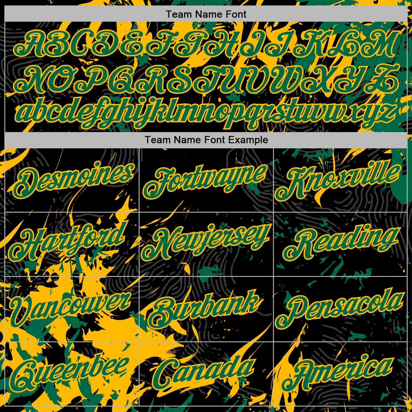 Custom Stitched Black Kelly Green-Gold Splash Sports Pullover Sweatshirt Hoodie view 5