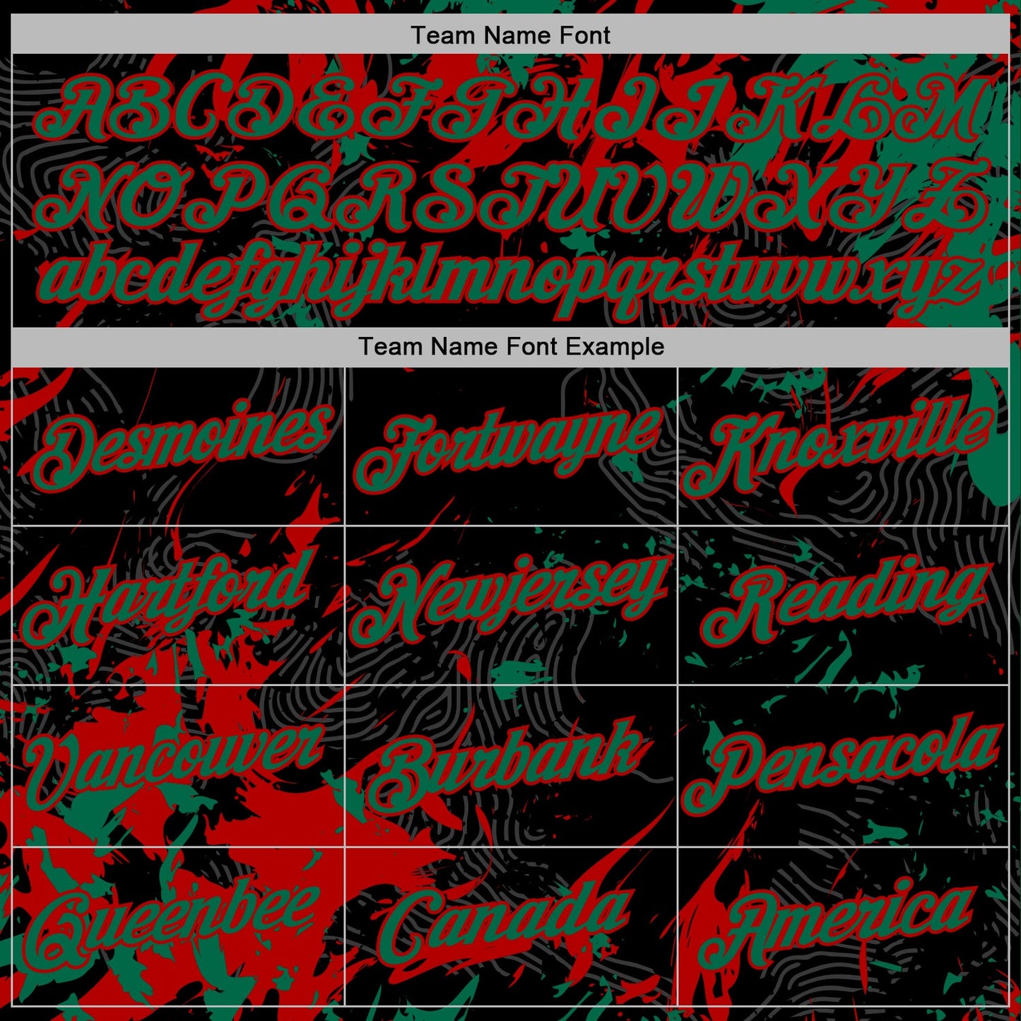 Custom Stitched Black Kelly Green-Red Splash Sports Pullover Sweatshirt Hoodie view 5