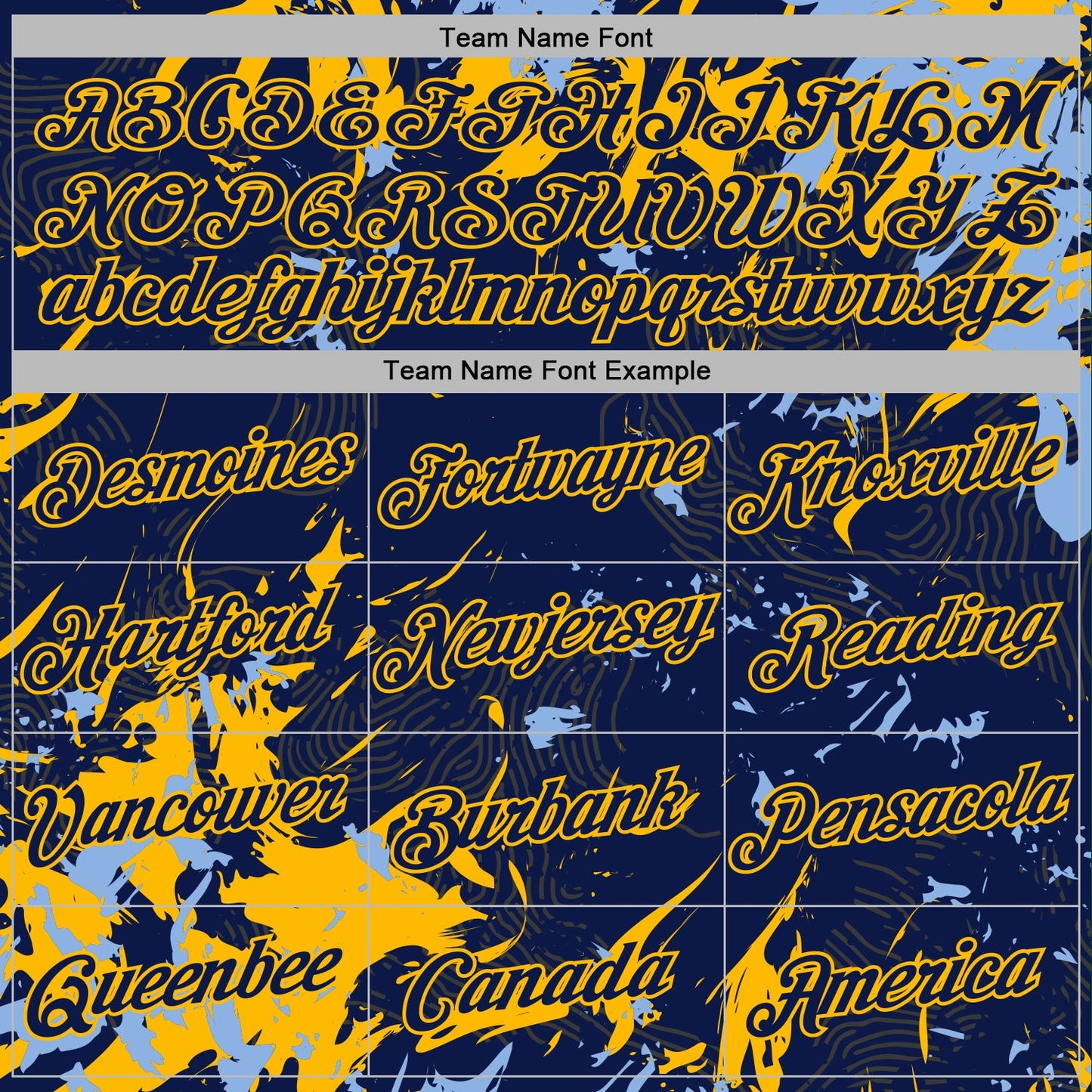 Custom Stitched Navy Gold-Light Blue Splash Sports Pullover Sweatshirt Hoodie view 5