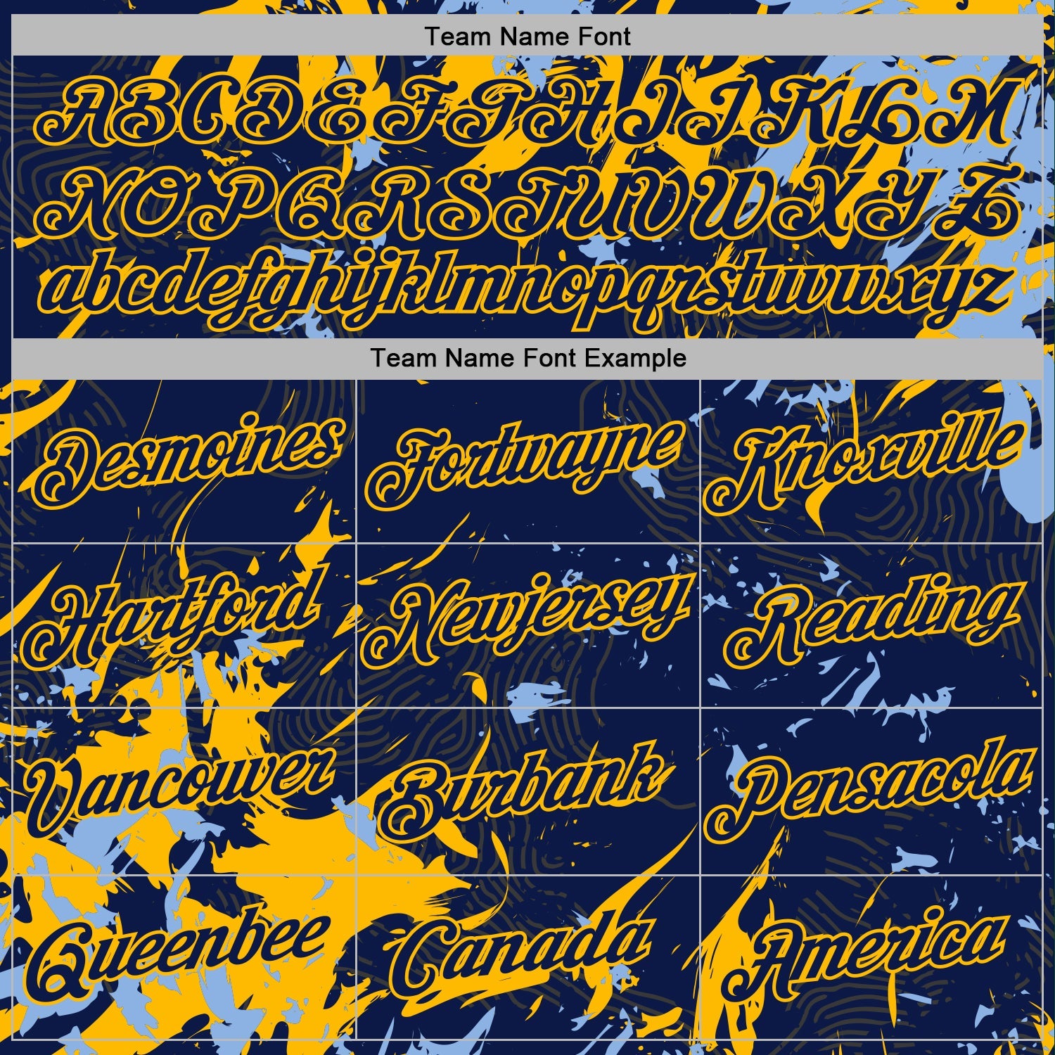 Custom Stitched Navy Gold-Light Blue Splash Sports Pullover Sweatshirt Hoodie view 5