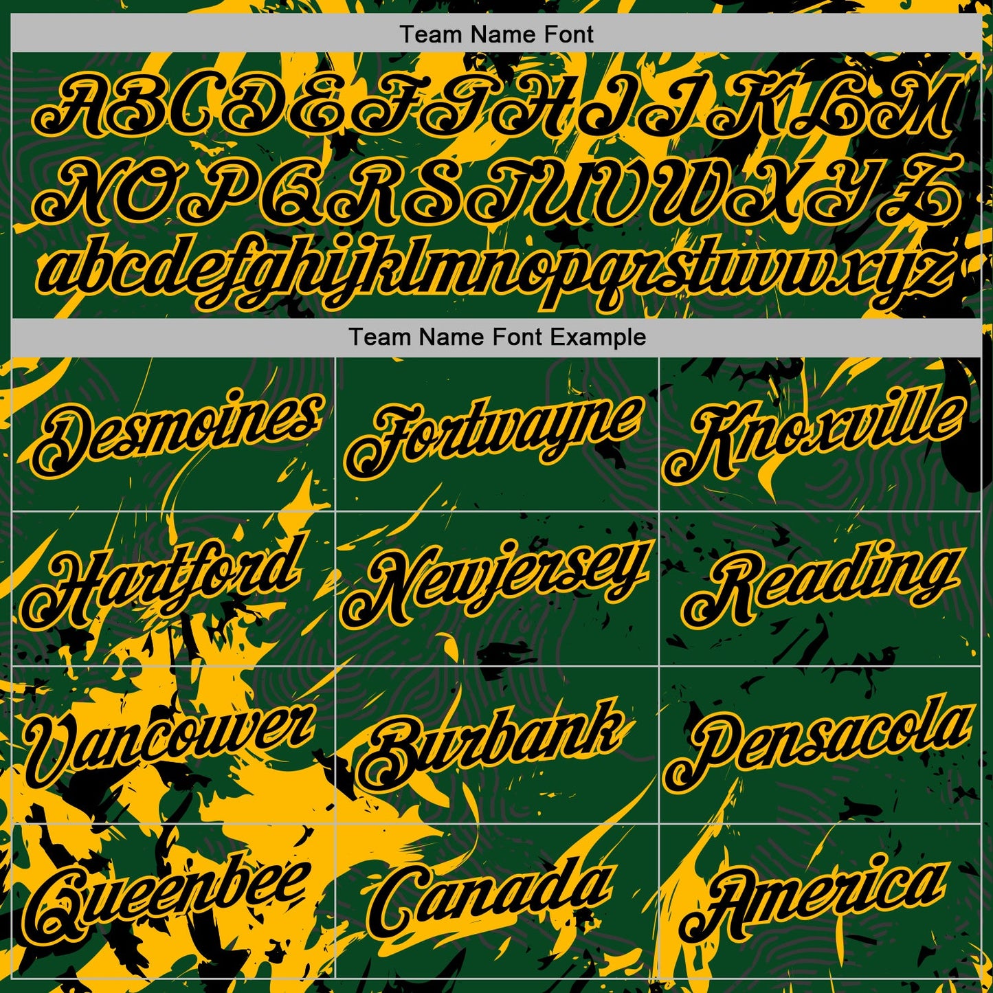 Custom Stitched Green Black-Gold Splash Sports Pullover Sweatshirt Hoodie view 5
