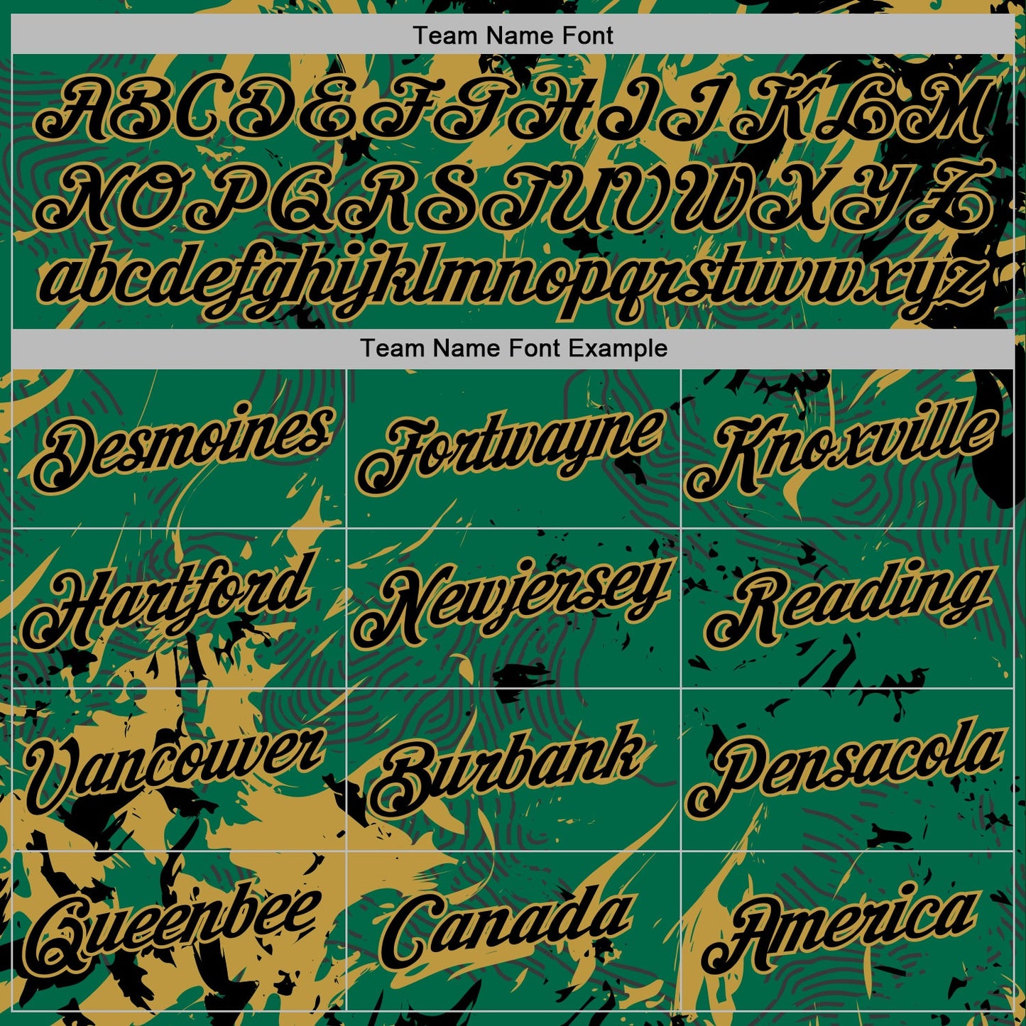 Custom Stitched Kelly Green Black-Old Gold Splash Sports Pullover Sweatshirt Hoodie view 5