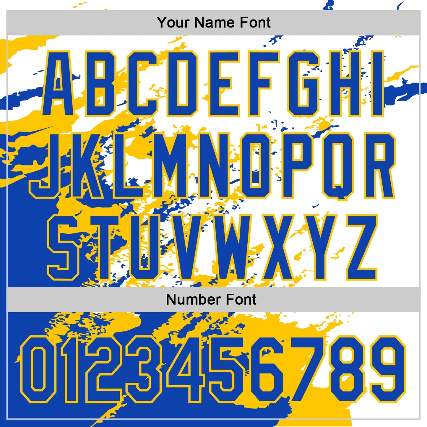Custom Stitched White Thunder Blue-Yellow 3D Pattern Design Abstract Fragment Art Splash Sports Pullover Sweatshirt Hoodie view 4