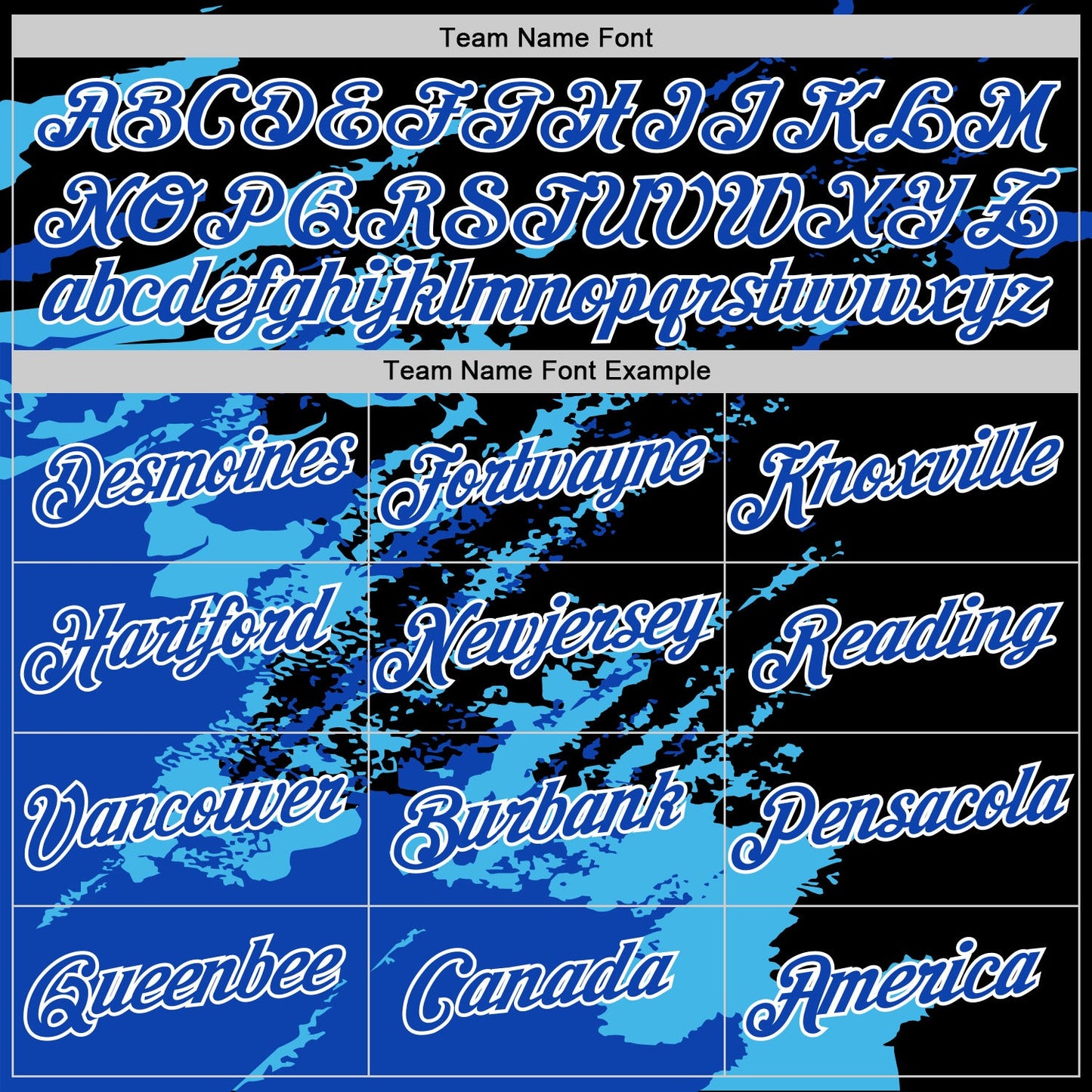 Custom Stitched Black Thunder Blue Sky Blue-White 3D Pattern Design Abstract Fragment Art Splash Sports Pullover Sweatshirt Hoodie view 3