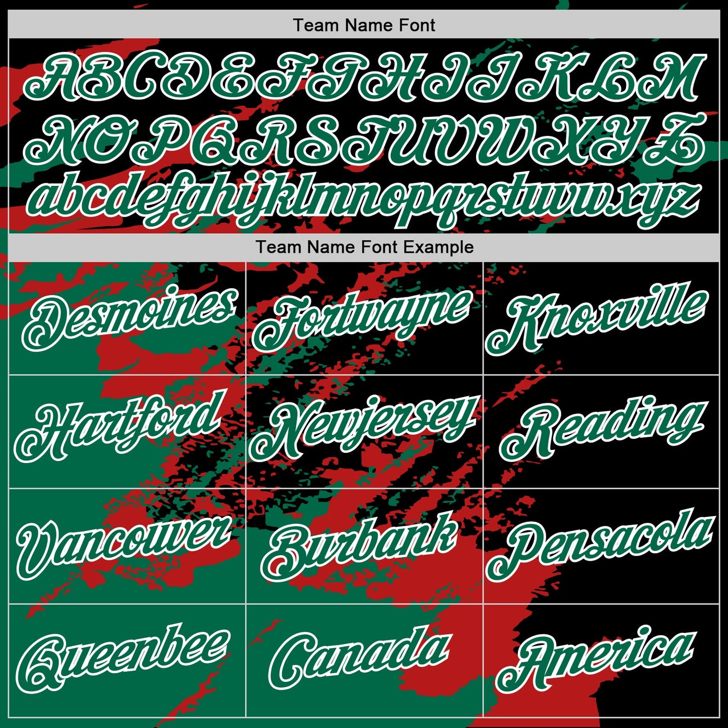 Custom Stitched Black Kelly Green Red-White 3D Pattern Design Abstract Fragment Art Splash Sports Pullover Sweatshirt Hoodie view 3