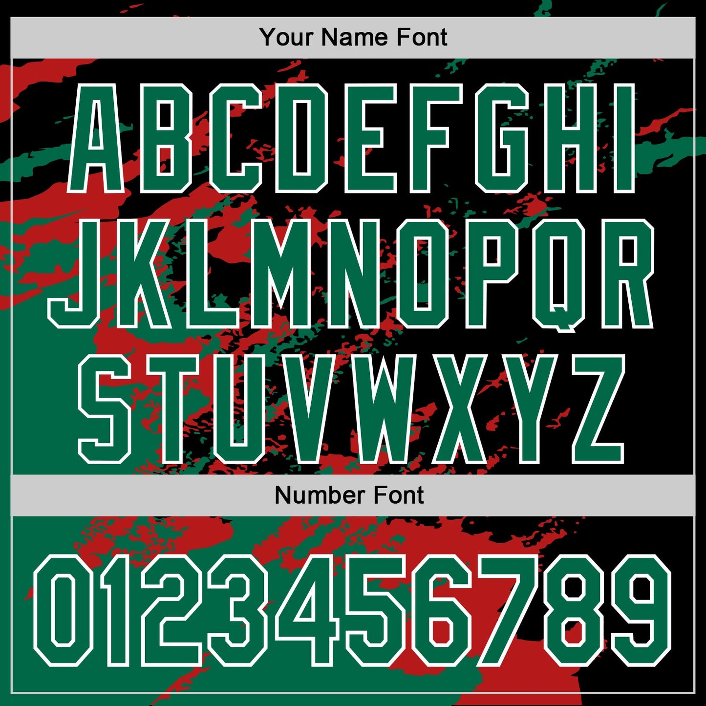 Custom Stitched Black Kelly Green Red-White 3D Pattern Design Abstract Fragment Art Splash Sports Pullover Sweatshirt Hoodie view 4