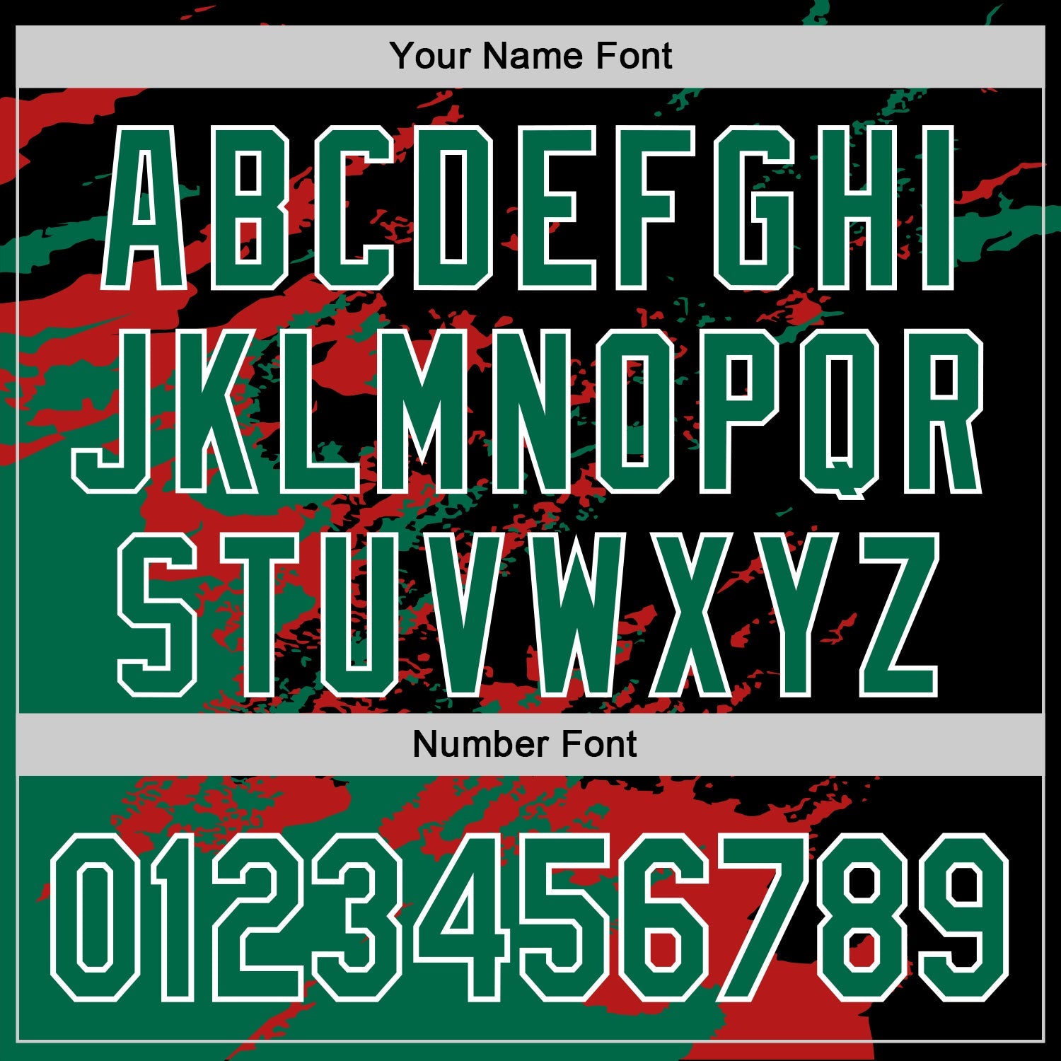 Custom Stitched Black Kelly Green Red-White 3D Pattern Design Abstract Fragment Art Splash Sports Pullover Sweatshirt Hoodie view 4