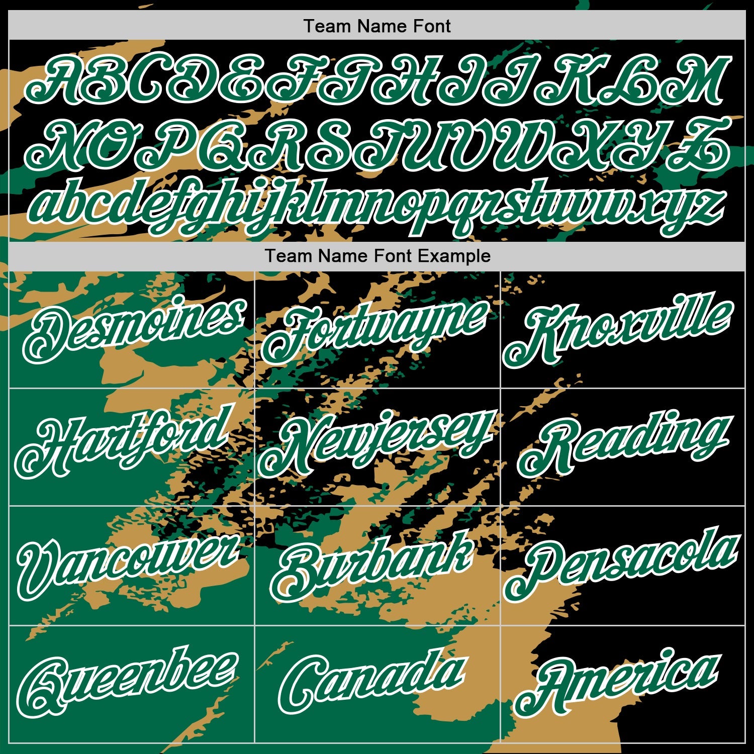 Custom Stitched Black Kelly Green Old Gold-White 3D Pattern Design Abstract Fragment Art Splash Sports Pullover Sweatshirt Hoodie view 3