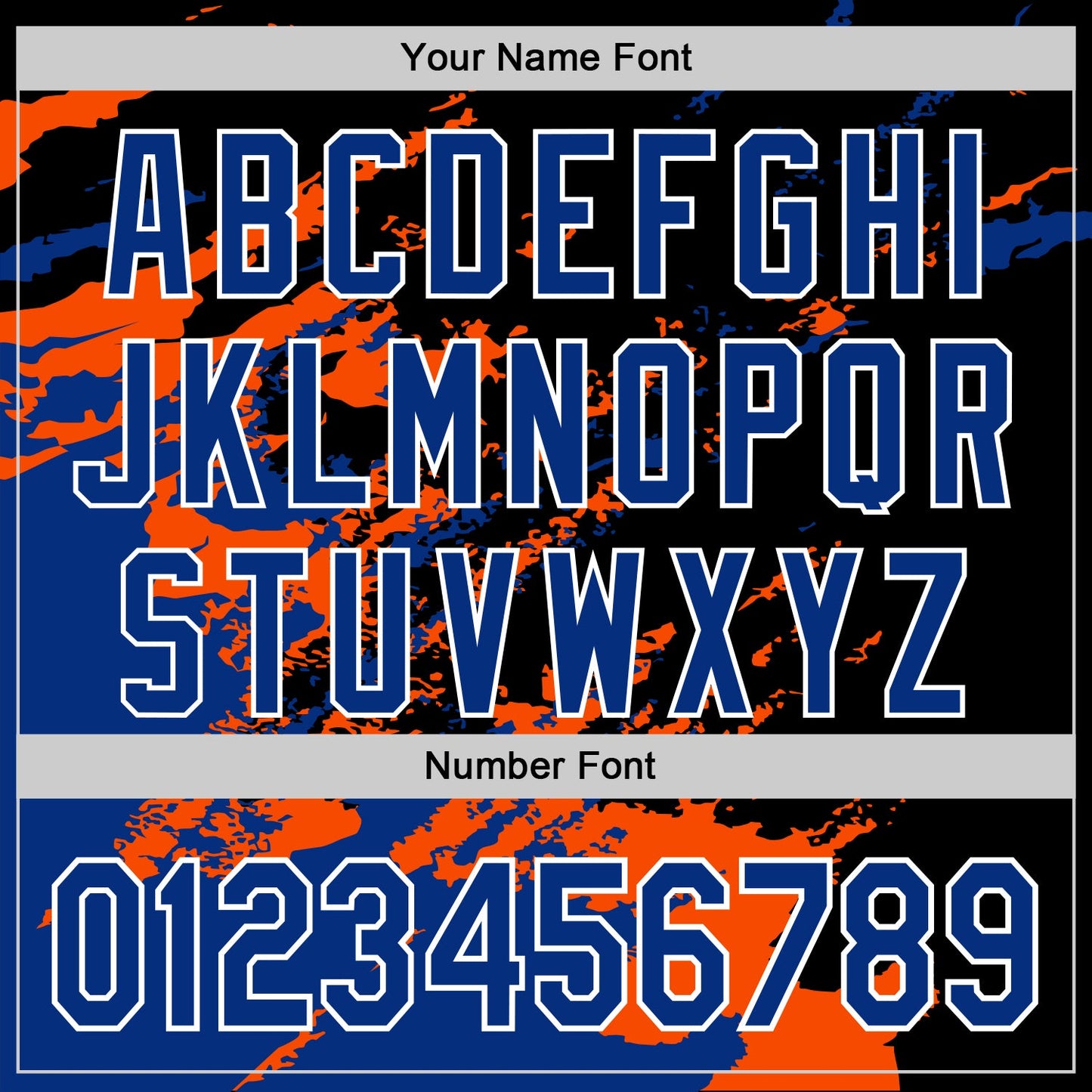 Custom Stitched Black Royal Orange-White 3D Pattern Design Abstract Fragment Art Splash Sports Pullover Sweatshirt Hoodie view 4