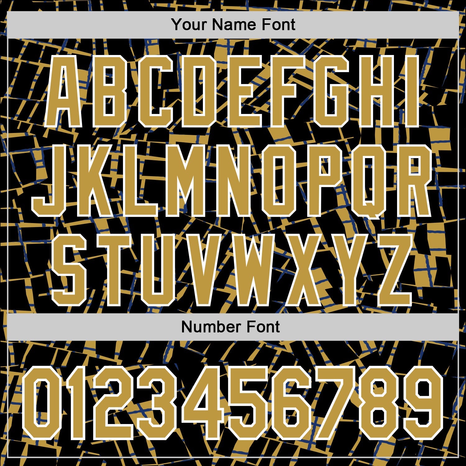 Custom Stitched Black Old Gold-White 3D Pattern Design Line Sports Pullover Sweatshirt Hoodie view 4
