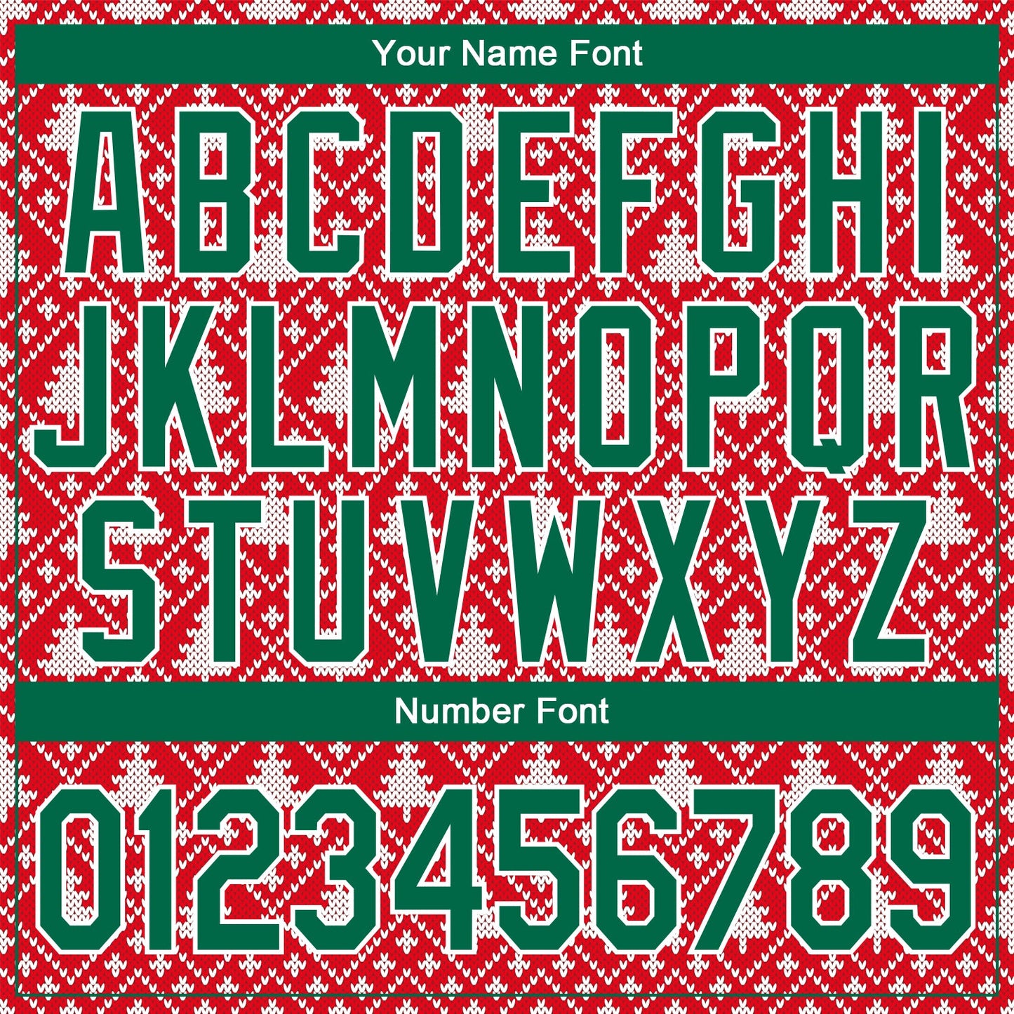 Custom Stitched Red Kelly Green-White 3D Christmas Trees Sports Pullover Sweatshirt Hoodie view 4