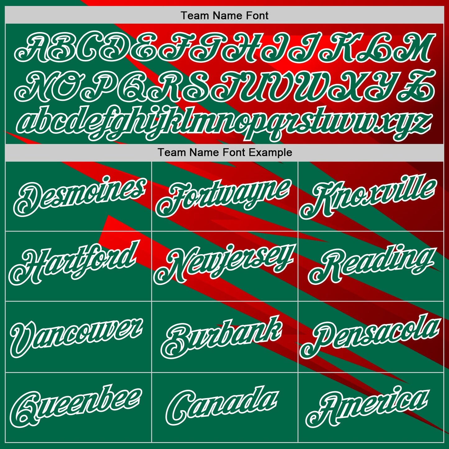 Custom Stitched Kelly Green Red-White 3D Pattern Design Line Sports Pullover Sweatshirt Hoodie view 3