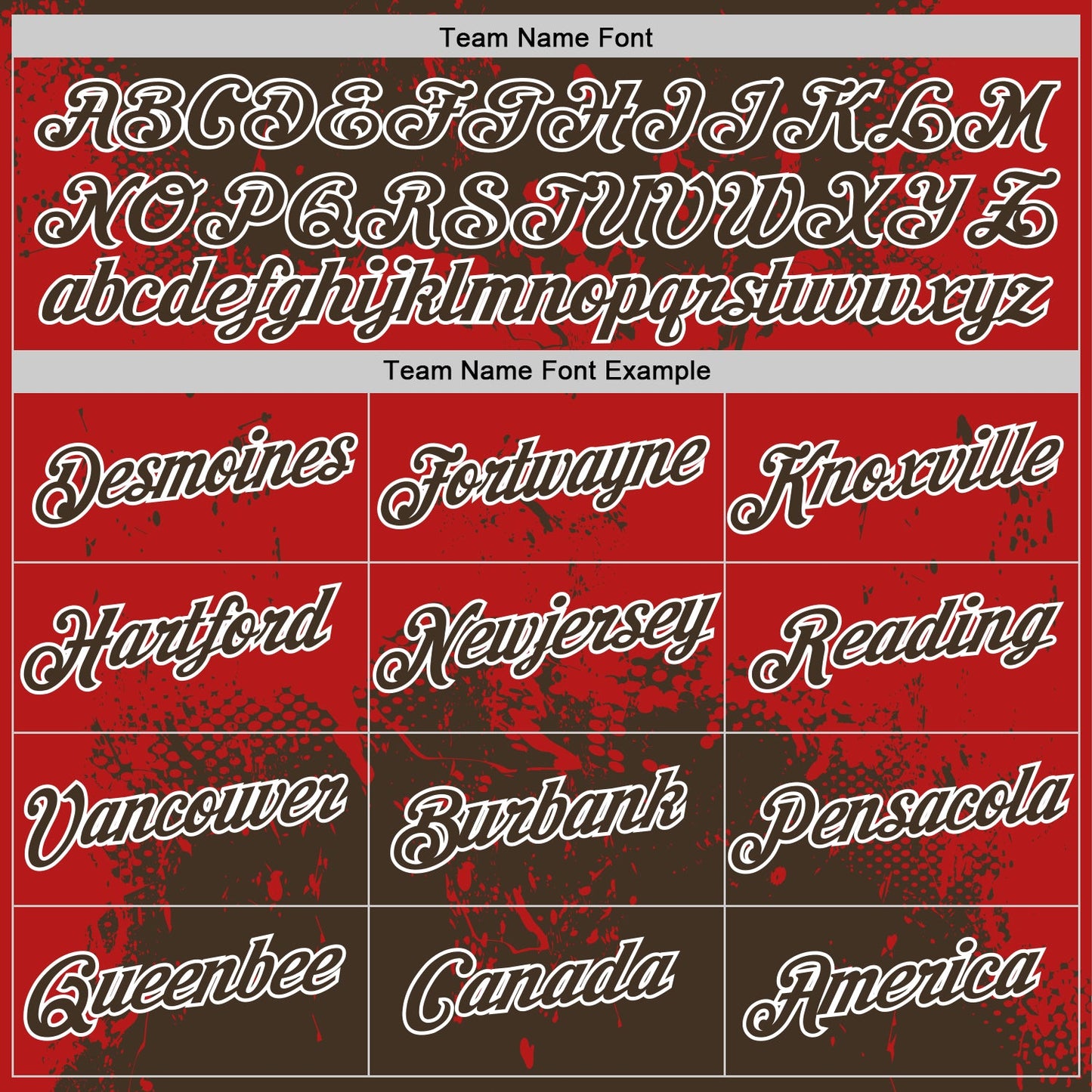Custom Stitched Brown Red-White 3D Pattern Design Abstract Splatter Grunge Art Sports Pullover Sweatshirt Hoodie view 3