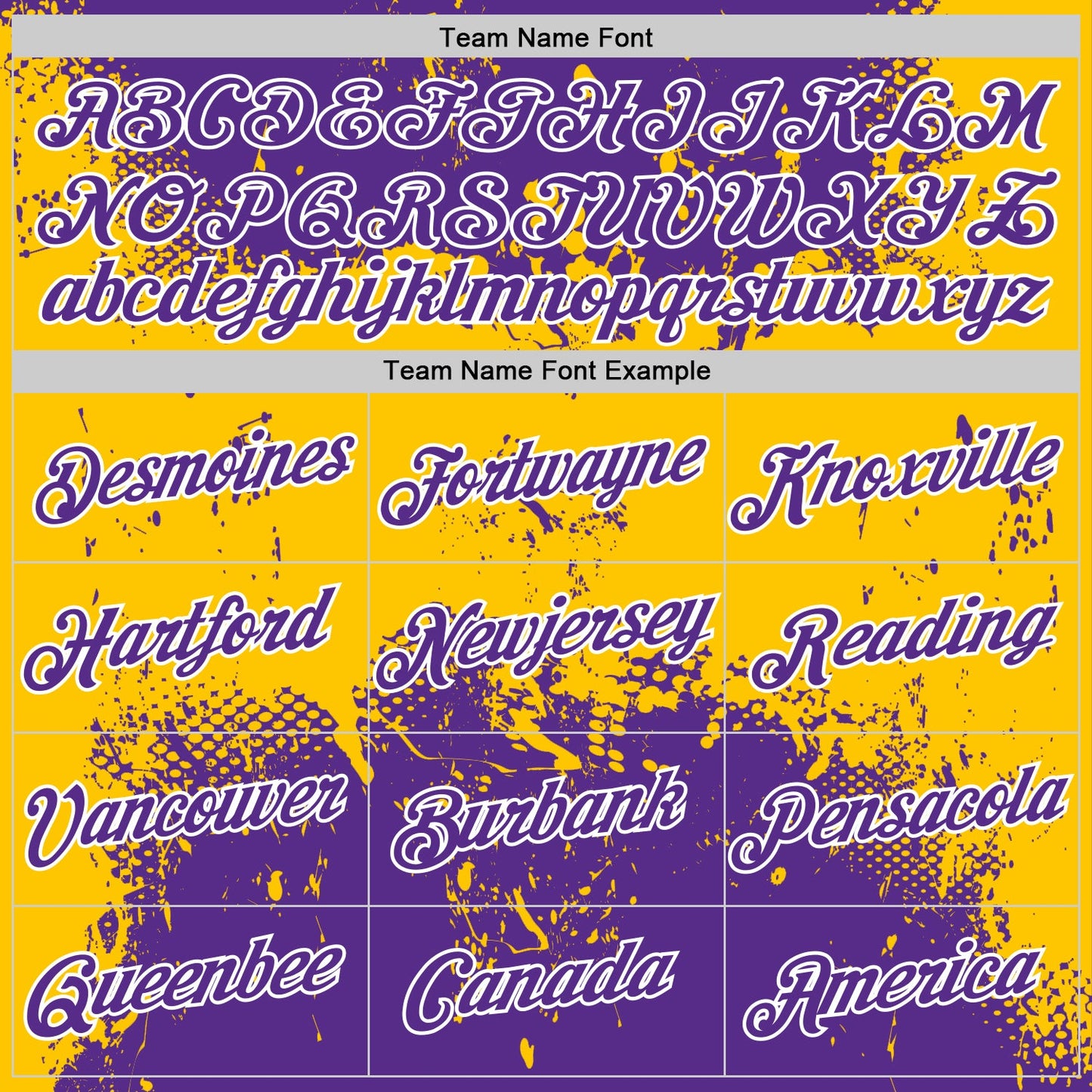 Custom Stitched Purple Yellow-White 3D Pattern Design Abstract Splatter Grunge Art Sports Pullover Sweatshirt Hoodie view 3