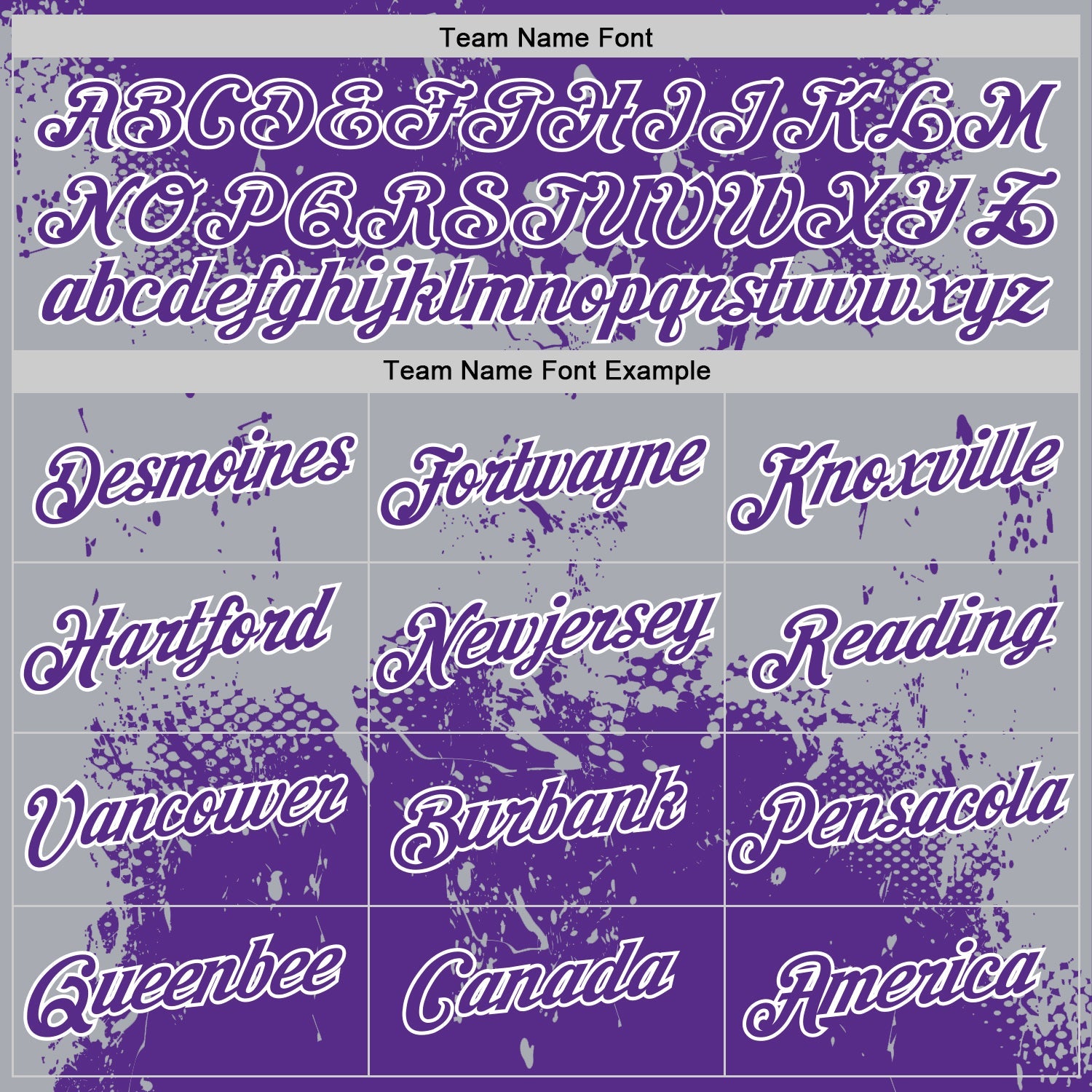 Custom Stitched Purple Gray-White 3D Pattern Design Abstract Splatter Grunge Art Sports Pullover Sweatshirt Hoodie view 3