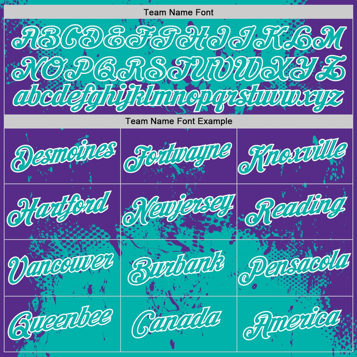 Custom Stitched Aqua Purple-White 3D Pattern Design Abstract Splatter Grunge Art Sports Pullover Sweatshirt Hoodie view 3