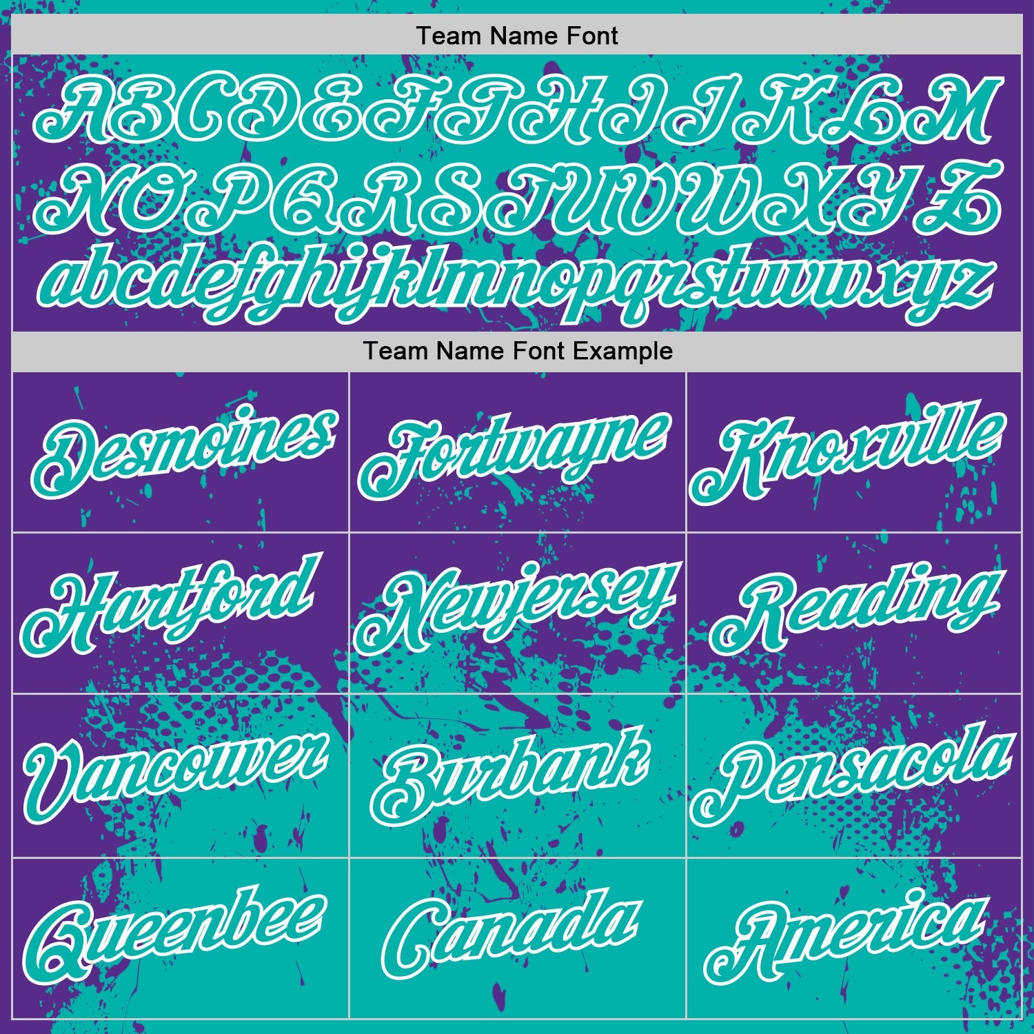 Custom Stitched Aqua Purple-White 3D Pattern Design Abstract Splatter Grunge Art Sports Pullover Sweatshirt Hoodie view 3
