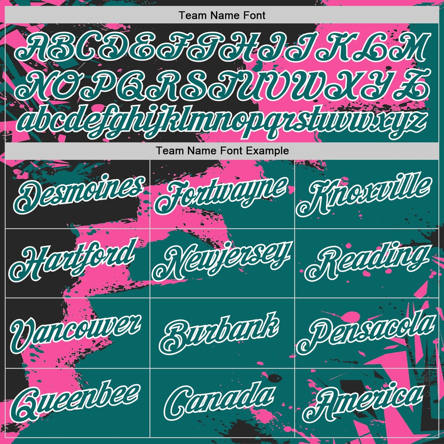 Custom Stitched Black Teal Pink-White 3D Pattern Design Splash Torn Paper Style Sports Pullover Sweatshirt Hoodie view 3